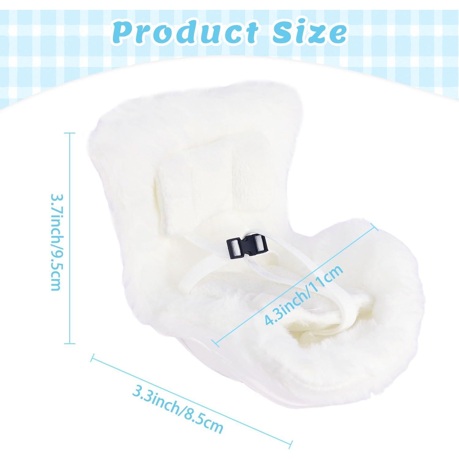 Asiento de coche para muñecas TDDS9 15-17cm Blanco