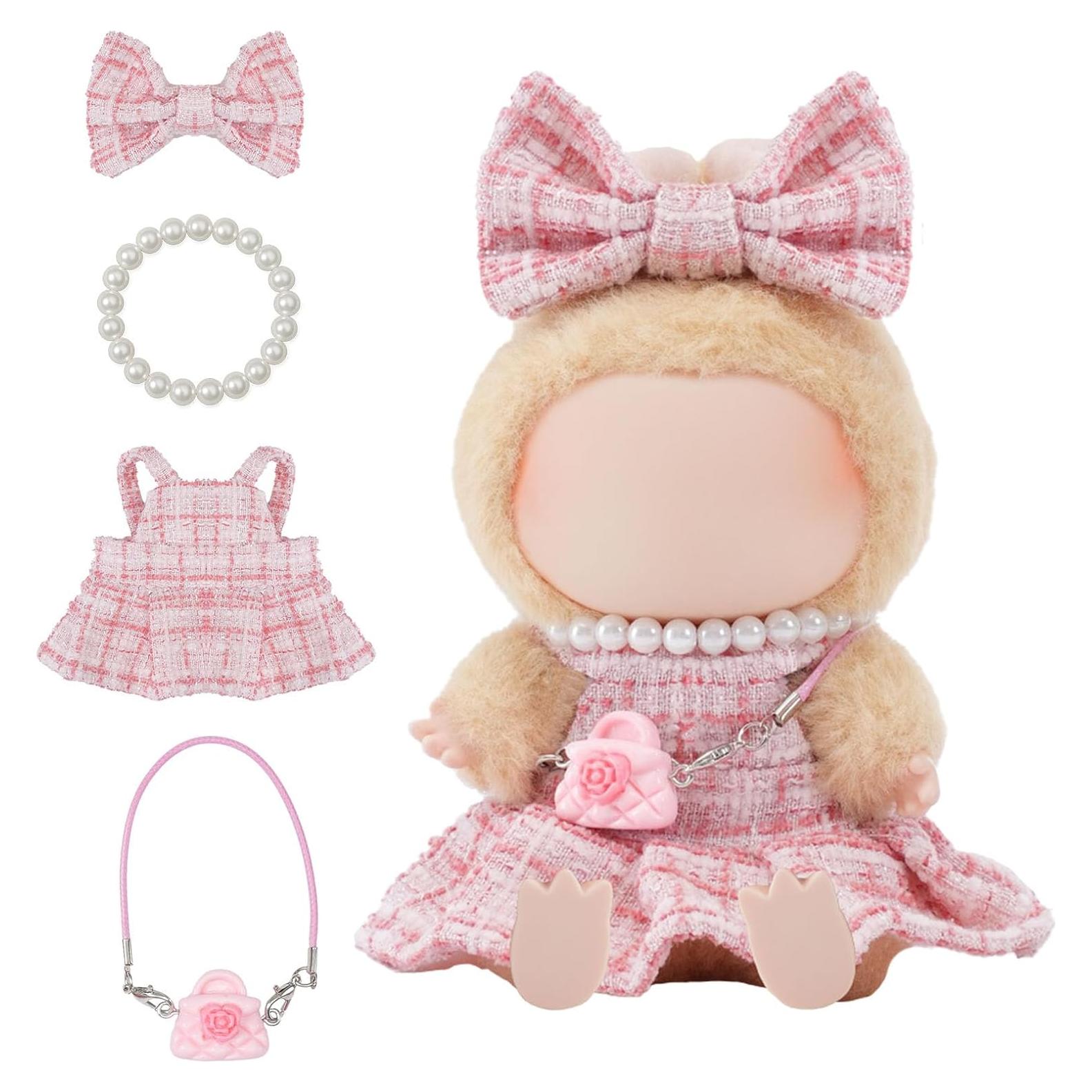 Conjunto de Ropa para Muñecas 17 cm Woplagyreat Rosa