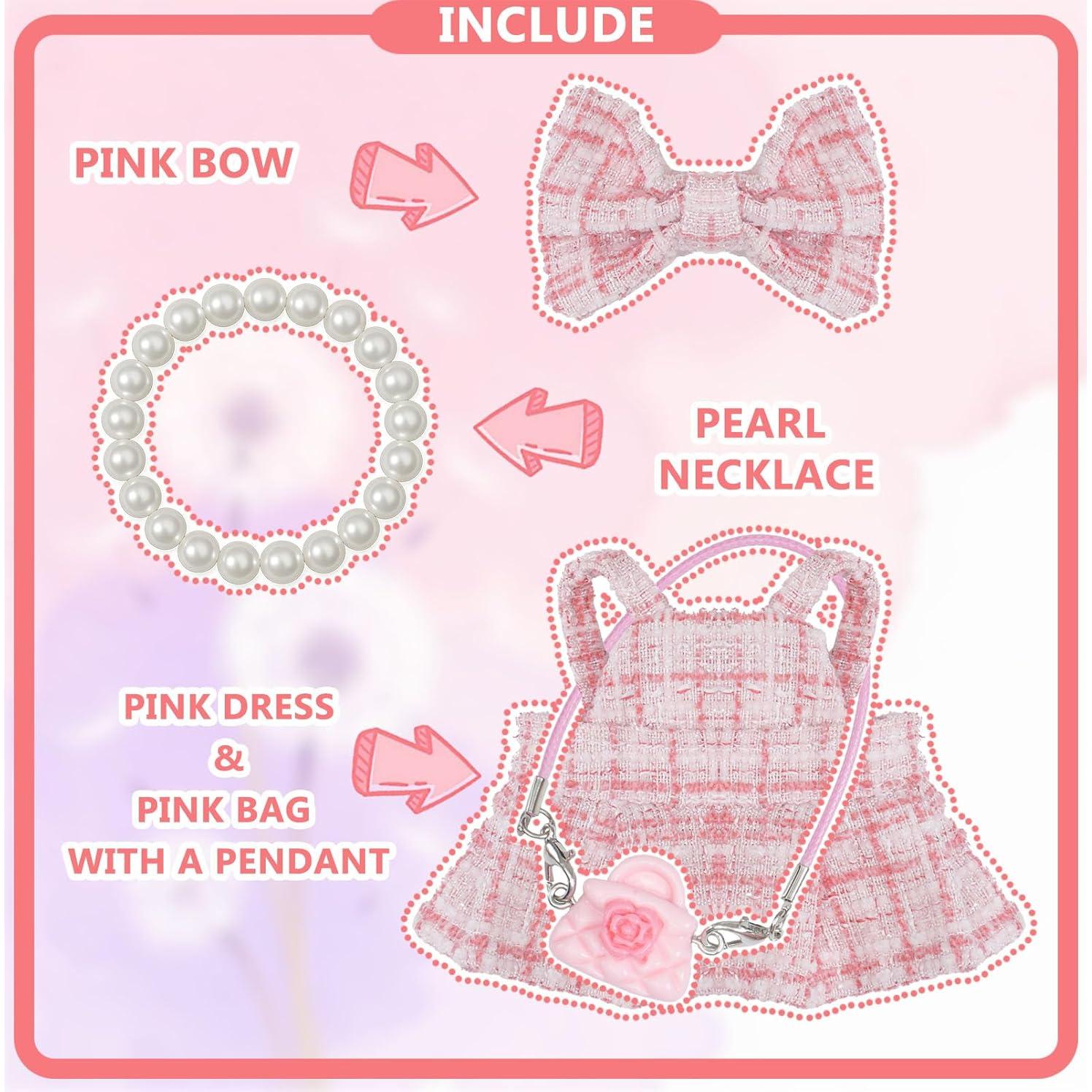 Conjunto de Ropa para Muñecas 17 cm Woplagyreat Rosa