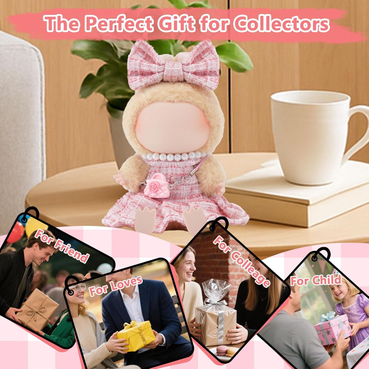 Conjunto de Ropa para Muñecas 17 cm Woplagyreat Rosa