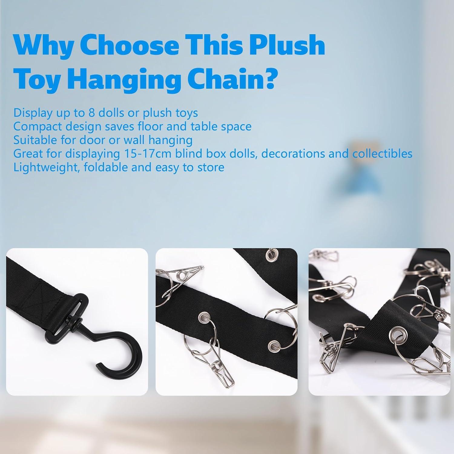 Correa de Exhibición de Juguetes de Peluche Lasuroa 67x4cm