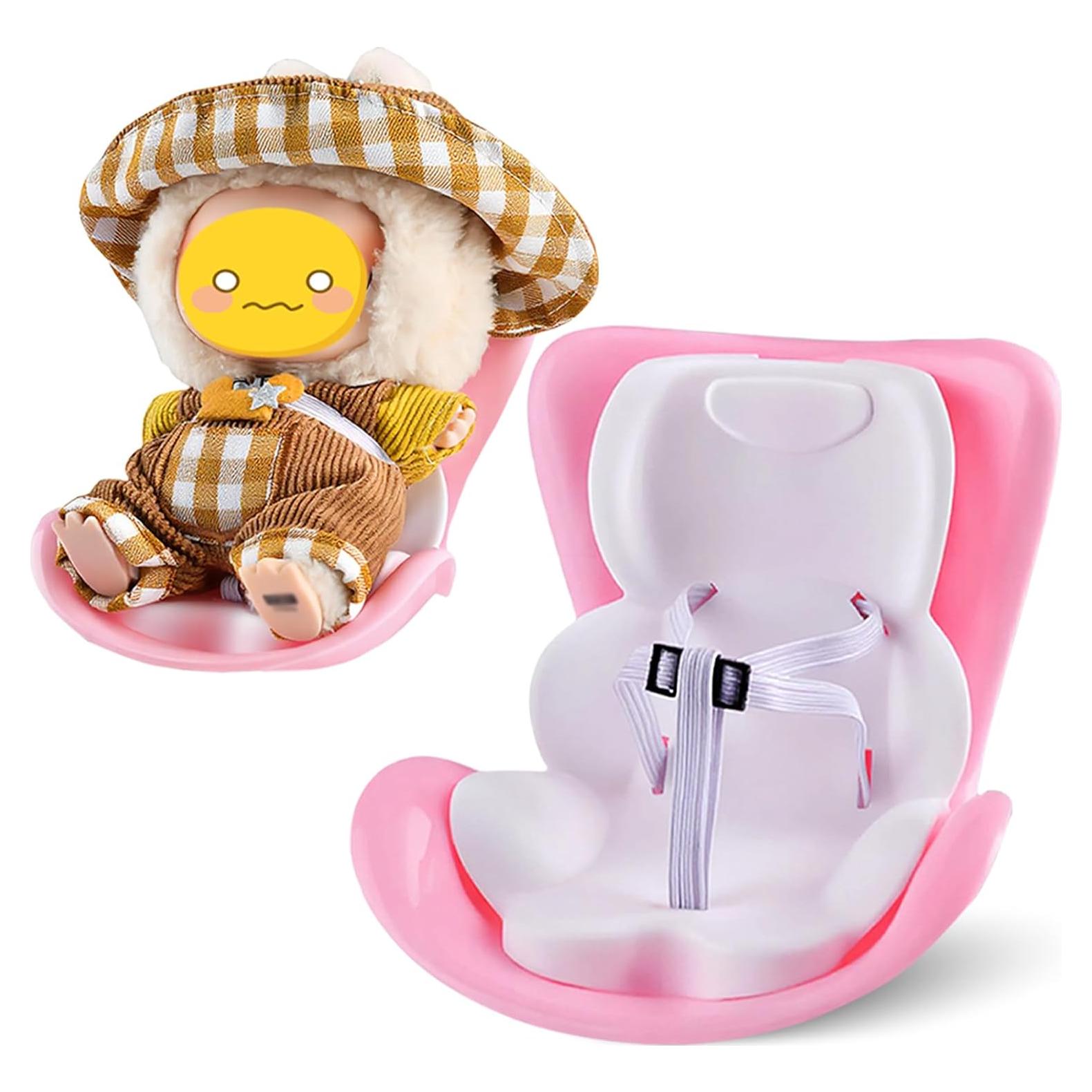 Asiento de Coche para Muñecas Lububu - 10-17cm, Decoración y Aroma