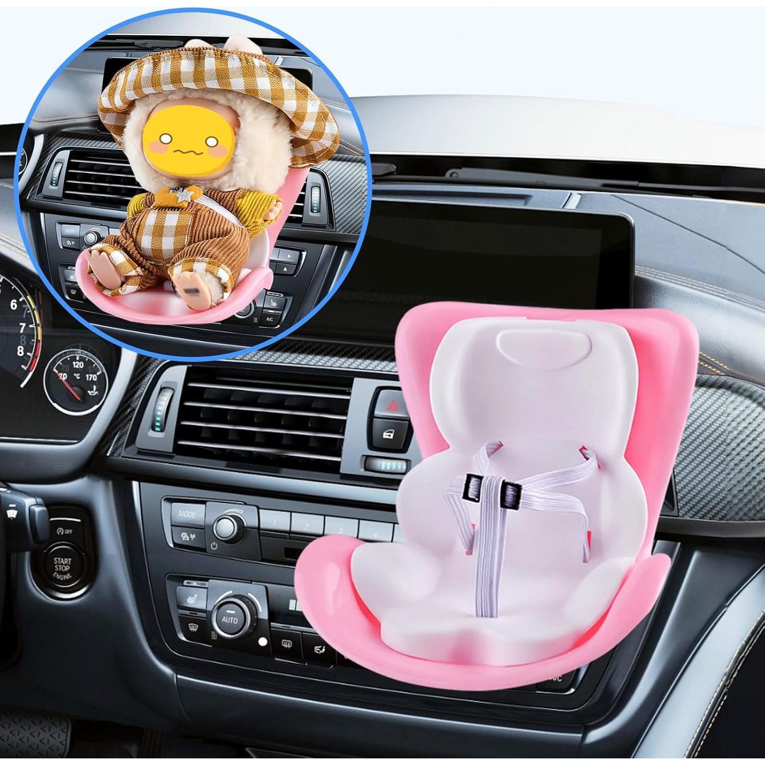 Asiento de Coche para Muñecas Lububu - 10-17cm, Decoración y Aroma