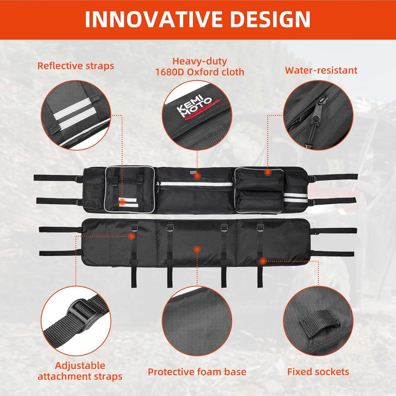 KEMIMOTO Bolsa de Almacenamiento para UTV 12L Negra