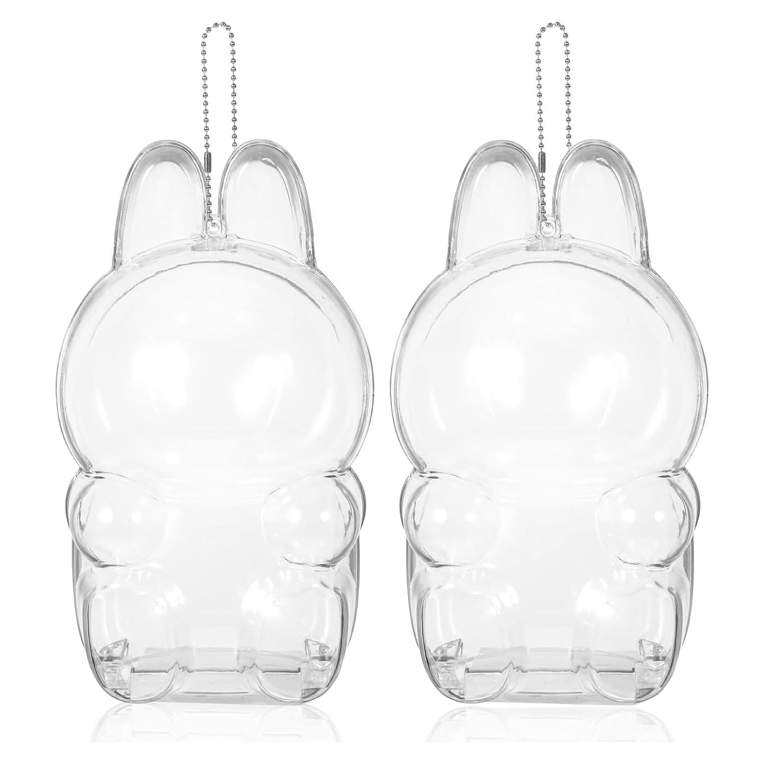 Fundas Protectores Acrílico Transparente para Muñecas - 2 Pcs