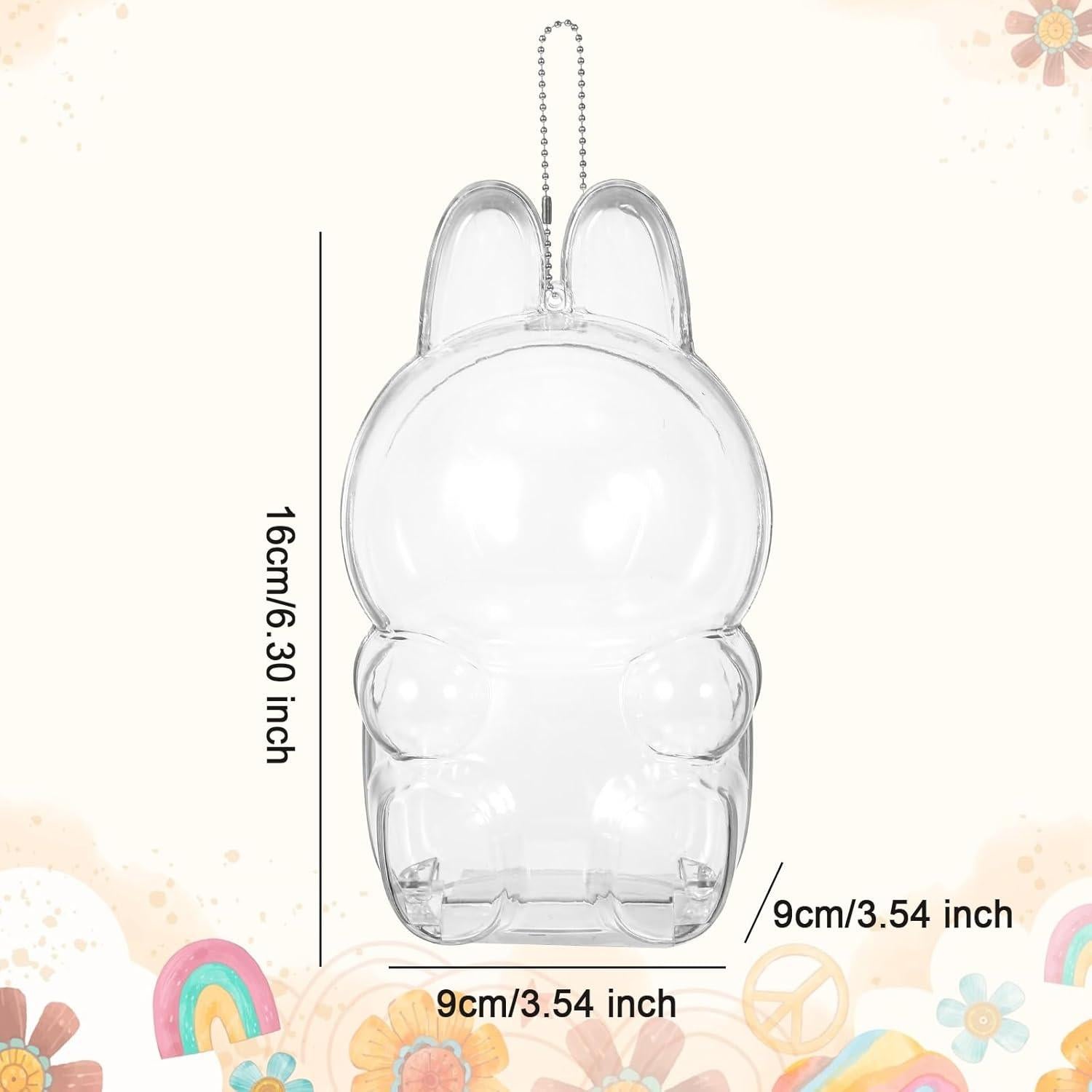 Fundas Protectores Acrílico Transparente para Muñecas - 2 Pcs
