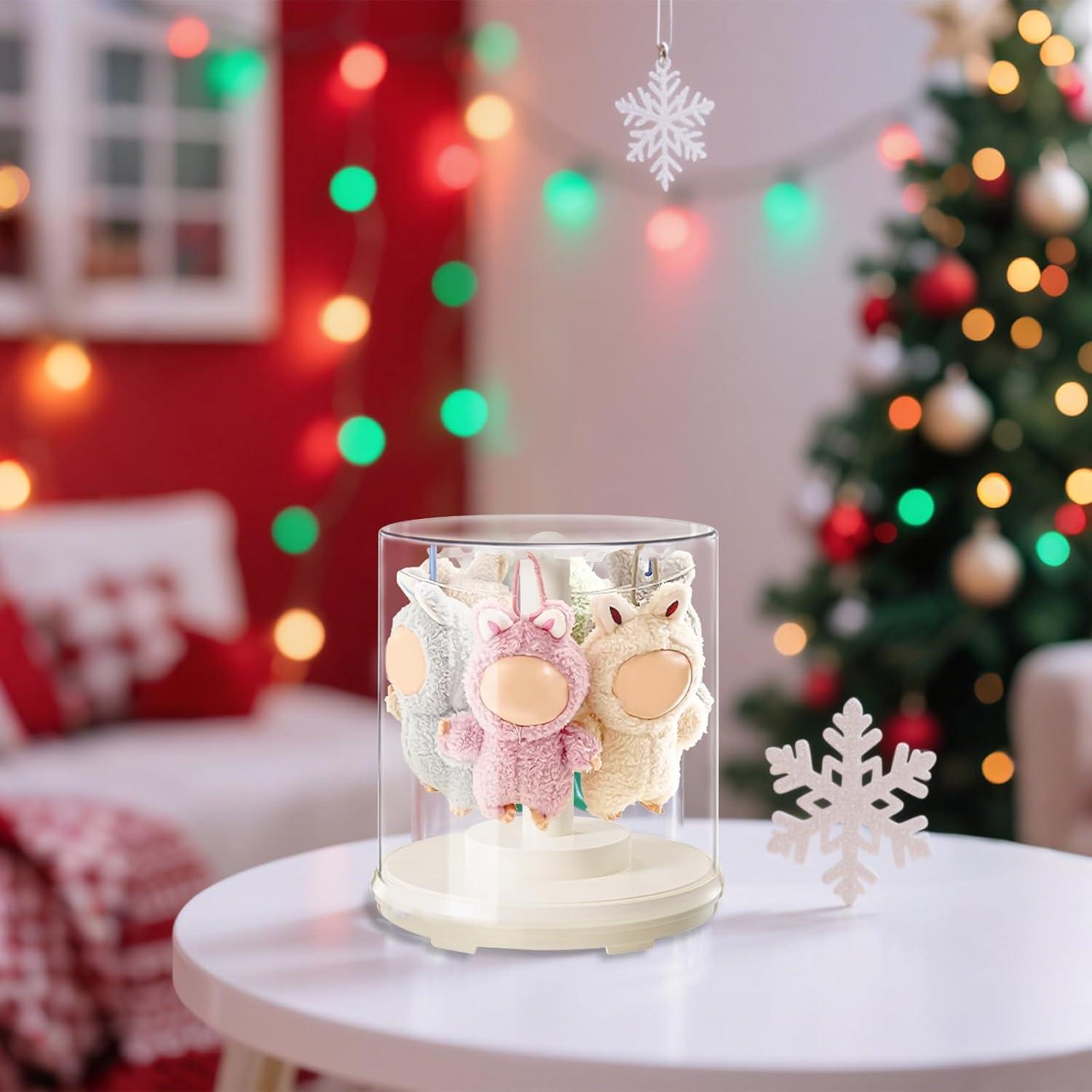 Estuche de Exhibición Giratorio Arefen para Llaveros de Peluche 24.9 cm