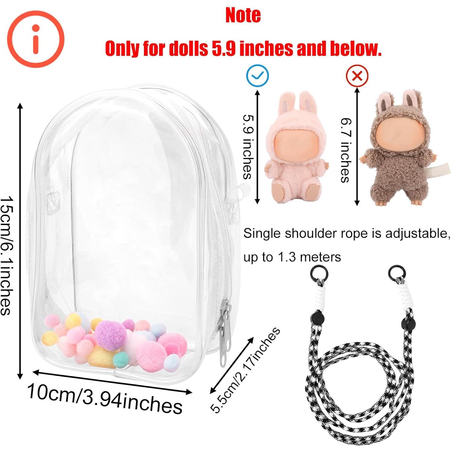 Estuche Protector para Muñecas de Peluche Tinoaly 15cm PVC