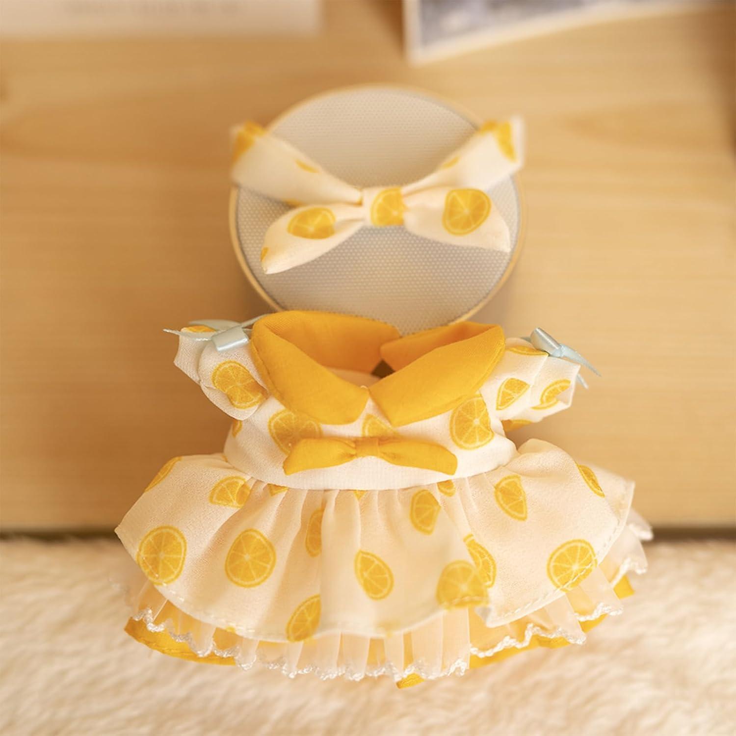 Conjunto de Ropa de Muñeca CALEMBOU Kawaii 17cm Vestido