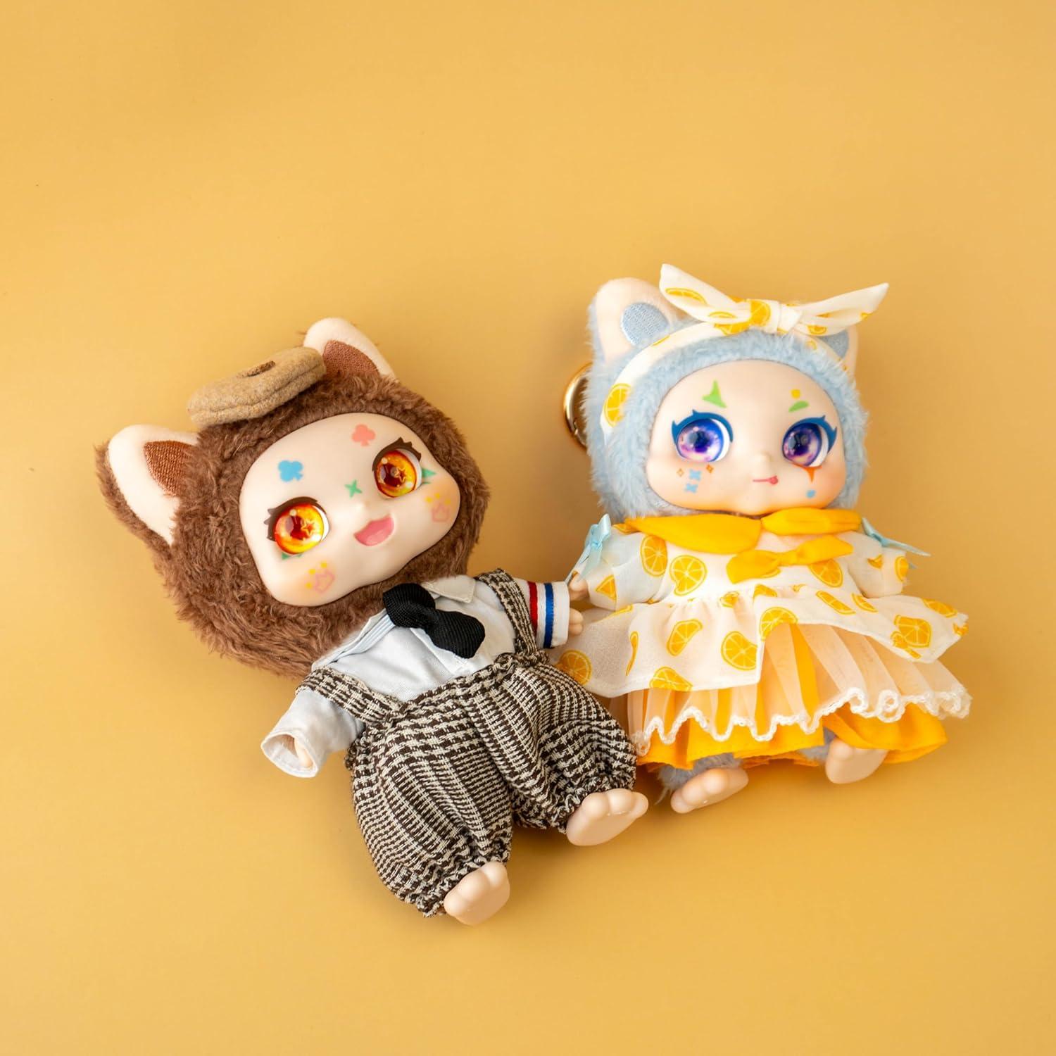 Conjunto de Ropa de Muñeca CALEMBOU Kawaii 17cm Vestido