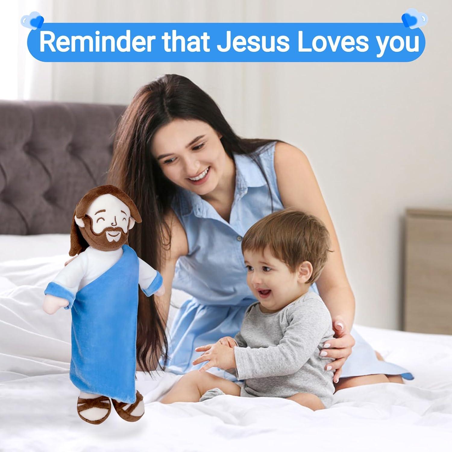 Muñeco de Jesús de Peluche Enryounr 20 cm Estilo Bíblico