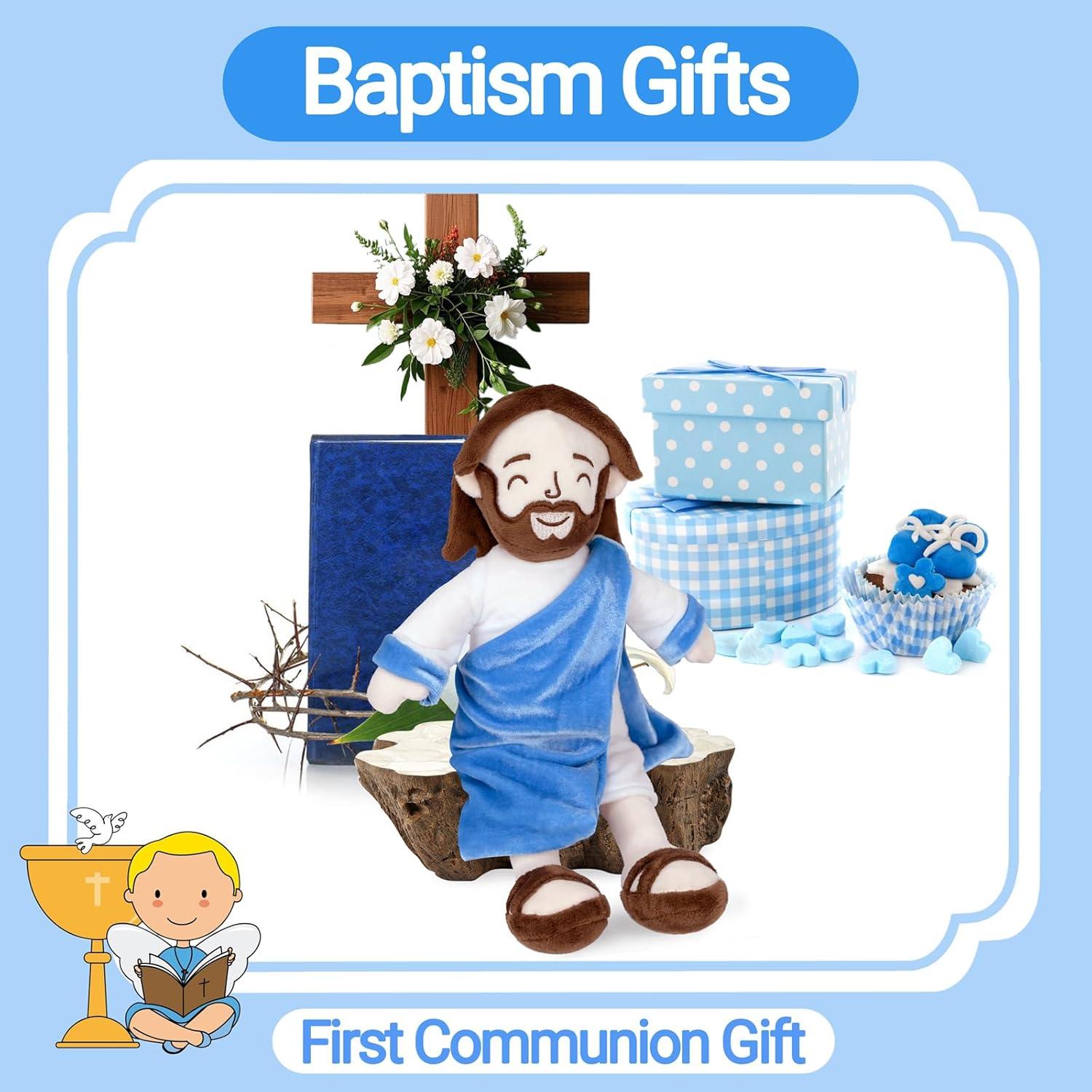 Muñeco de Jesús de Peluche Enryounr 20 cm Estilo Bíblico