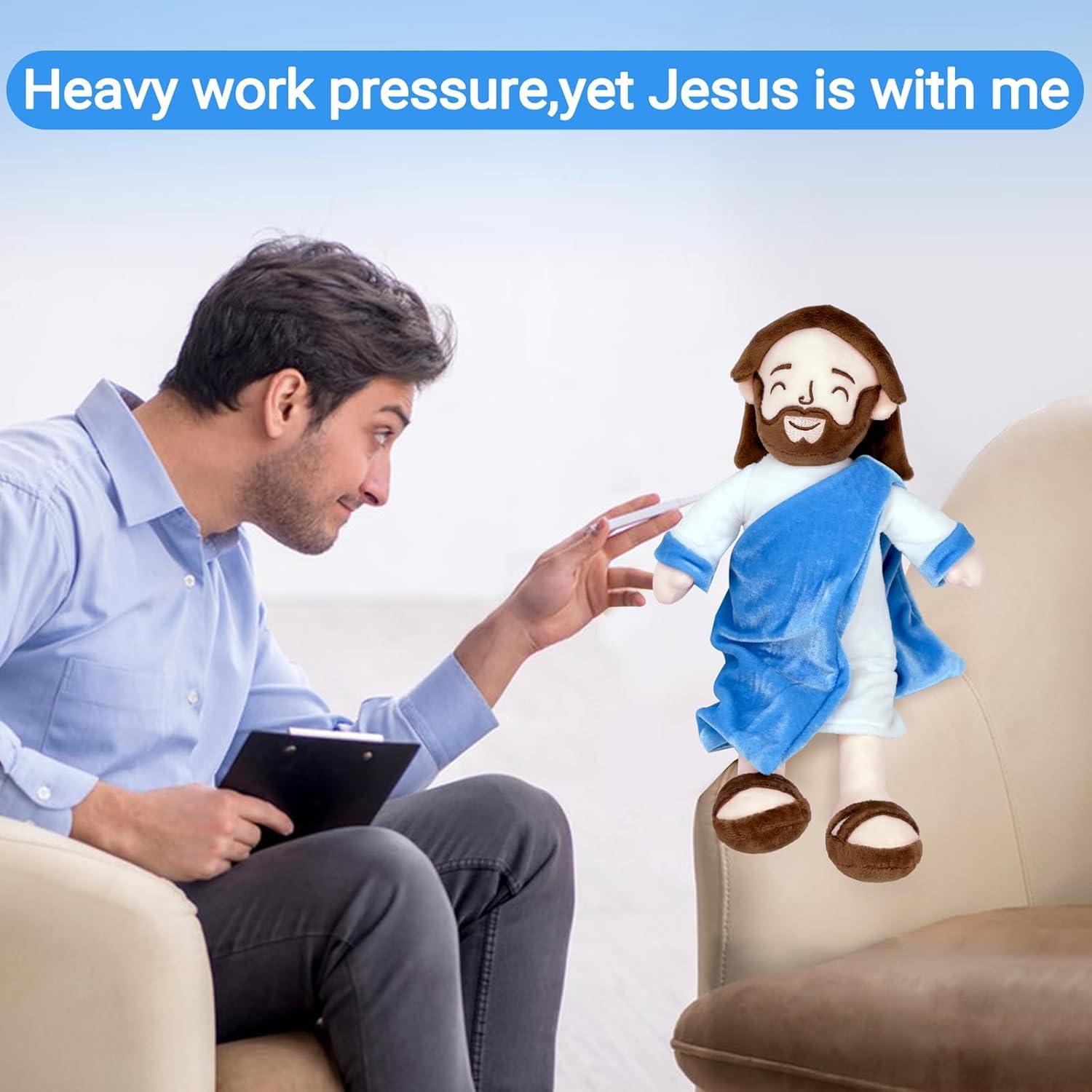 Muñeco de Jesús de Peluche Enryounr 20 cm Estilo Bíblico