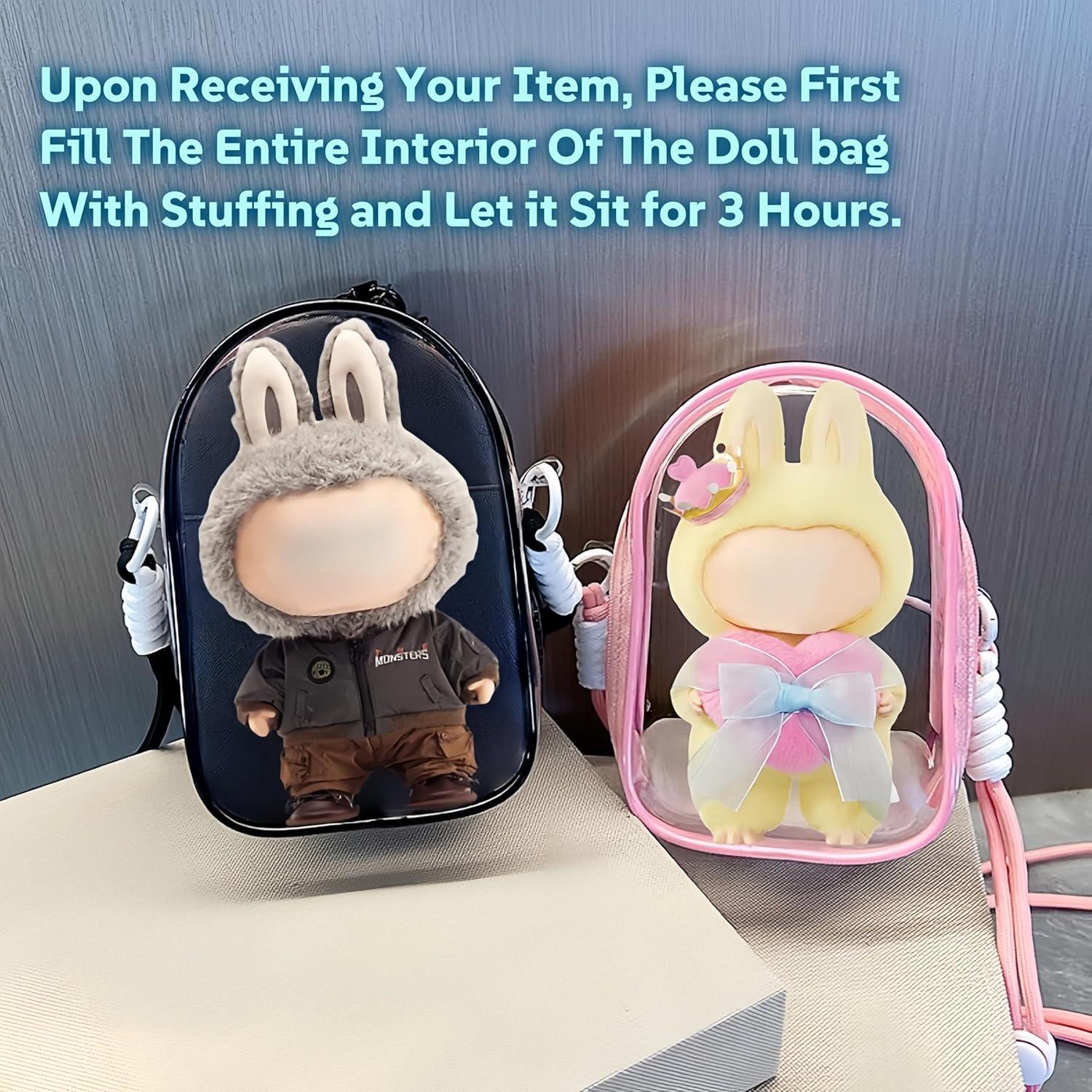 Funda Protectora para Muñecas de Peluche Rosa - Estuche PVC