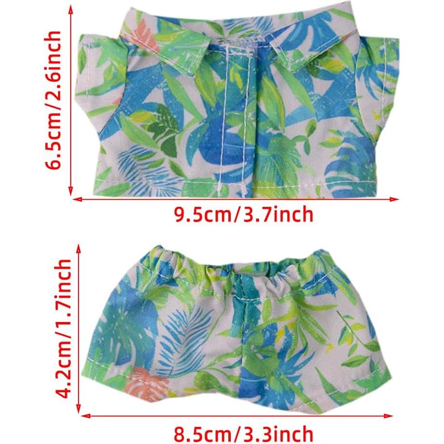 Conjunto de Ropa para Muñeca de Peluche niannyyhouse 10-15cm