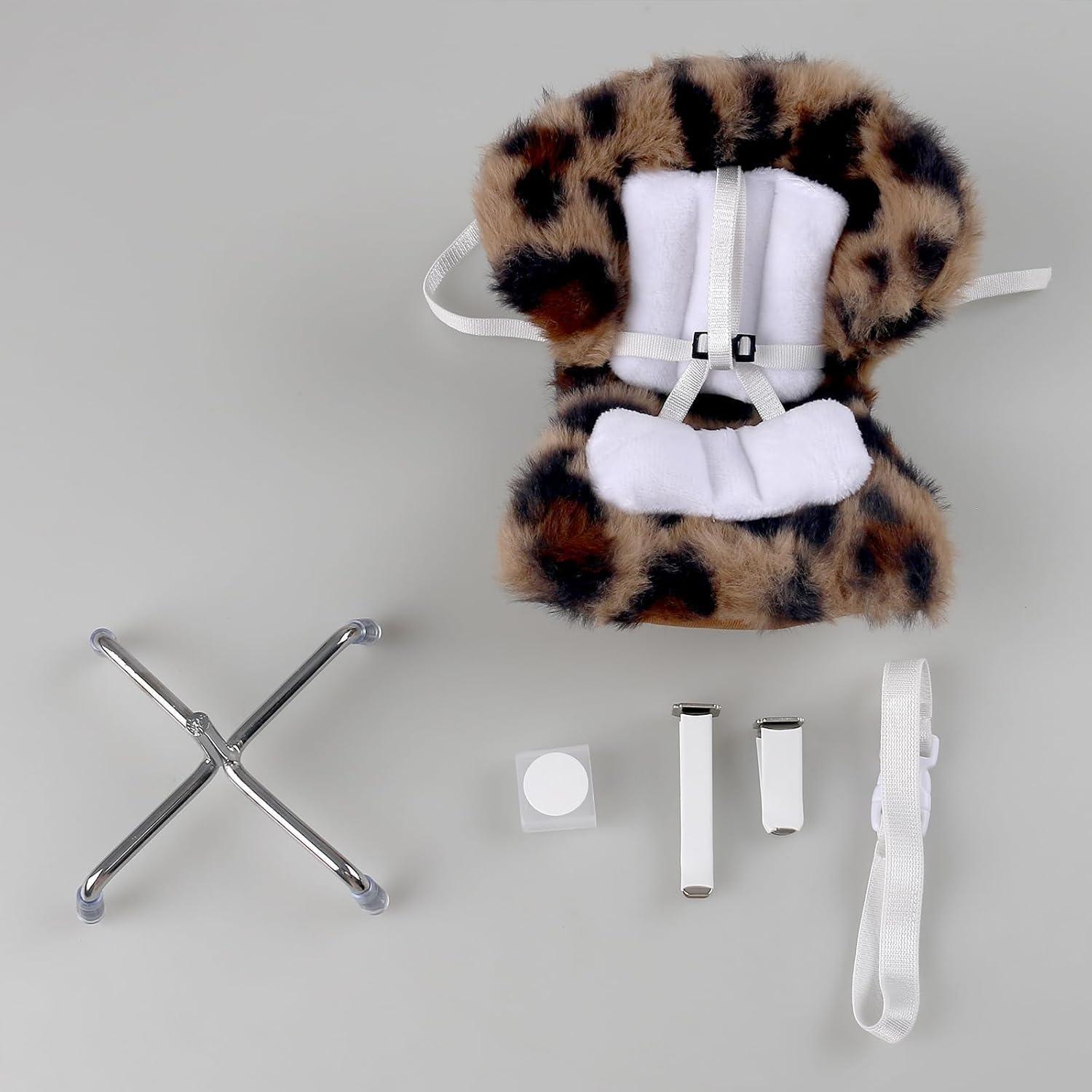 Asiento de Coche para Muñecas Walant - Leopardo Marrón