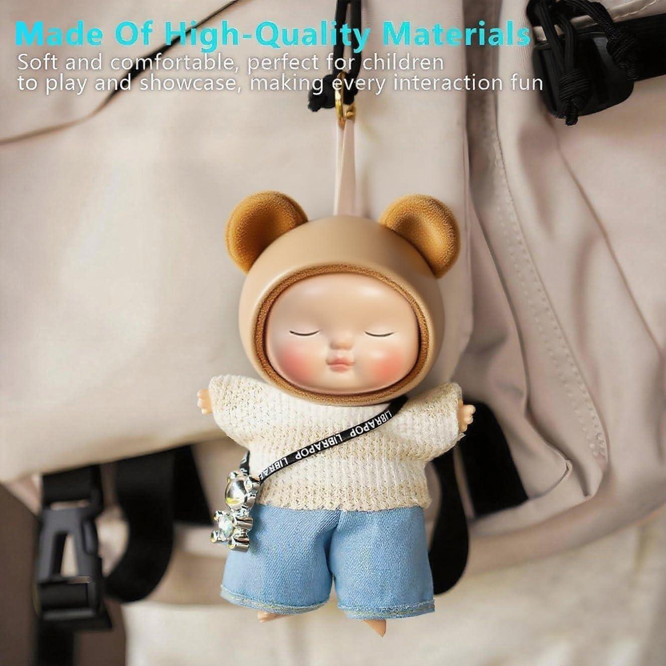 Conjunto Ropa para Muñecas 17cm - Suéter y Jeans Algodón