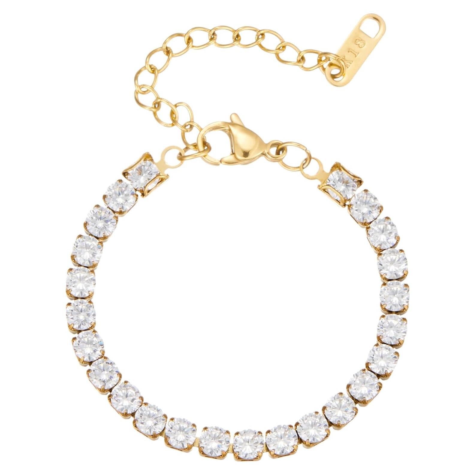 Collar de muñeca BOTVUG 17cm perlas doradas plateadas