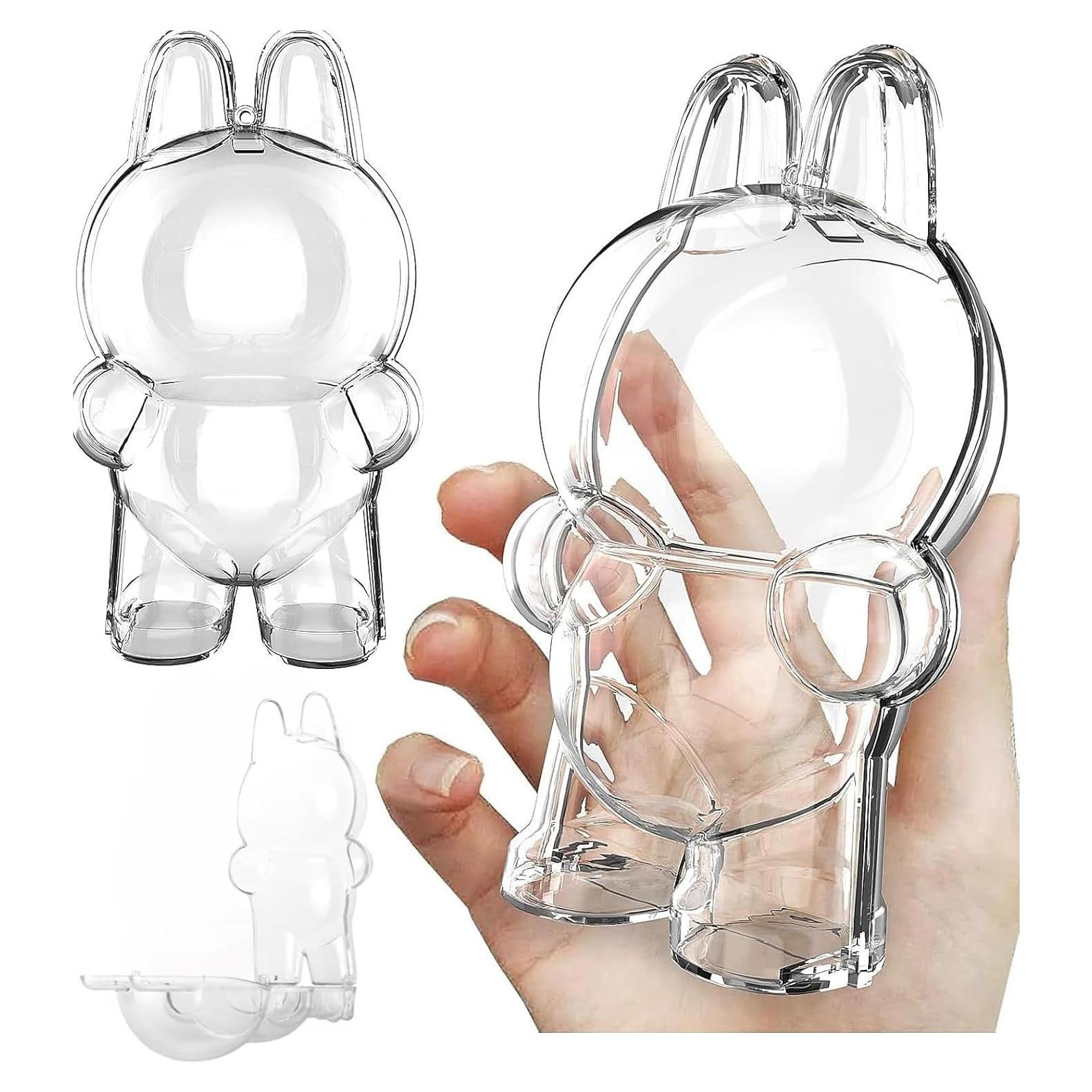 Funda protectora acrílica Labubu para figuras coleccionables