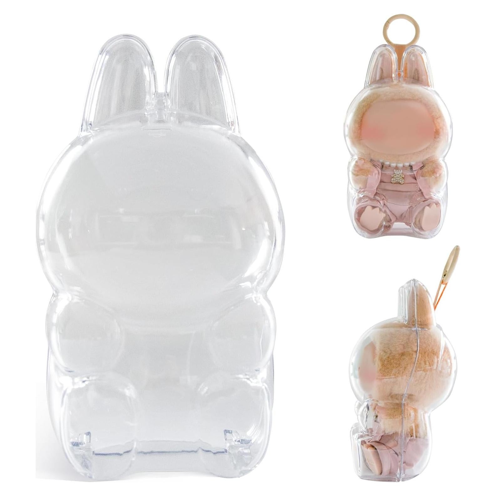 Funda Protectora LABUBU Have a Seat - Transparente, Silicona