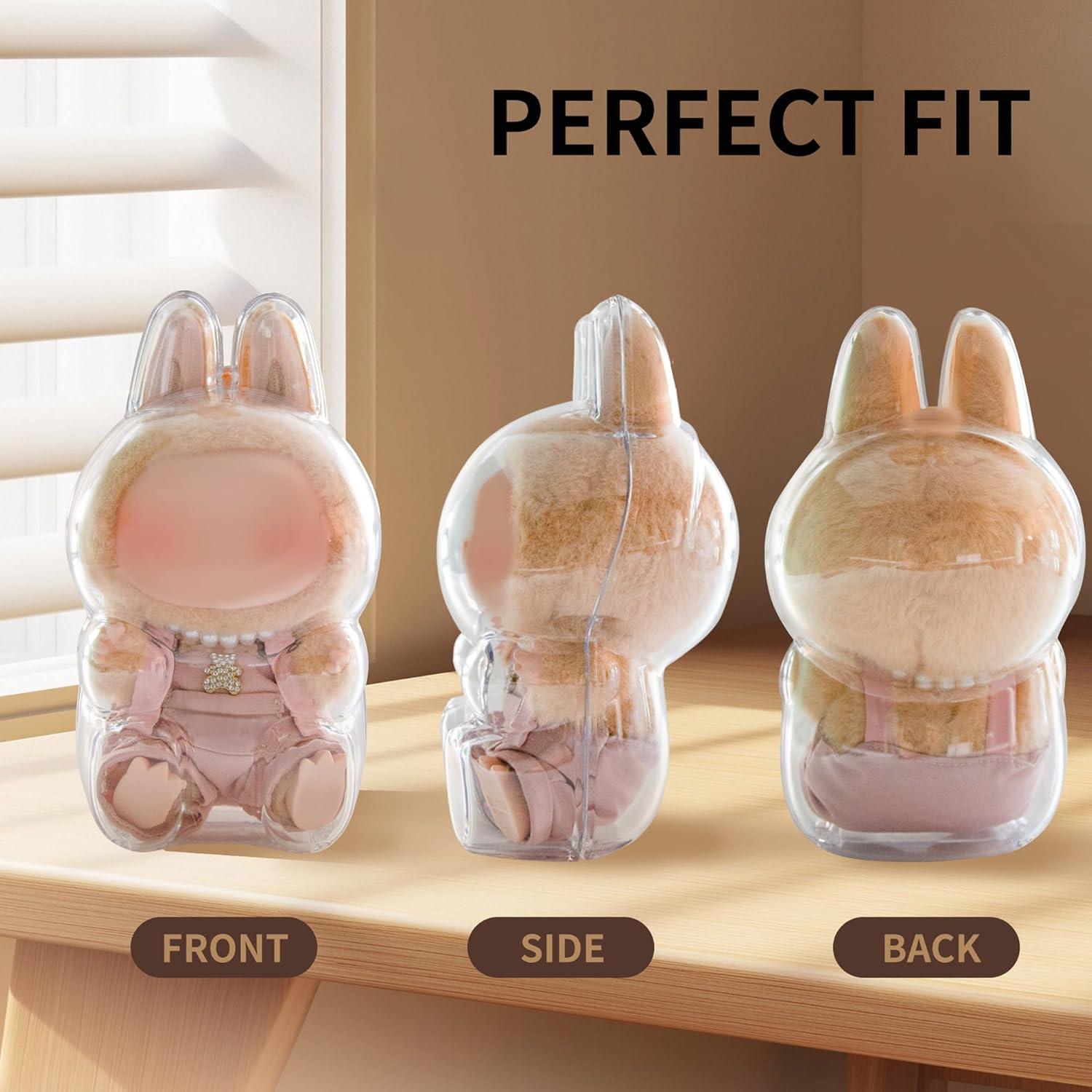 Funda Protectora LABUBU Have a Seat - Transparente, Silicona