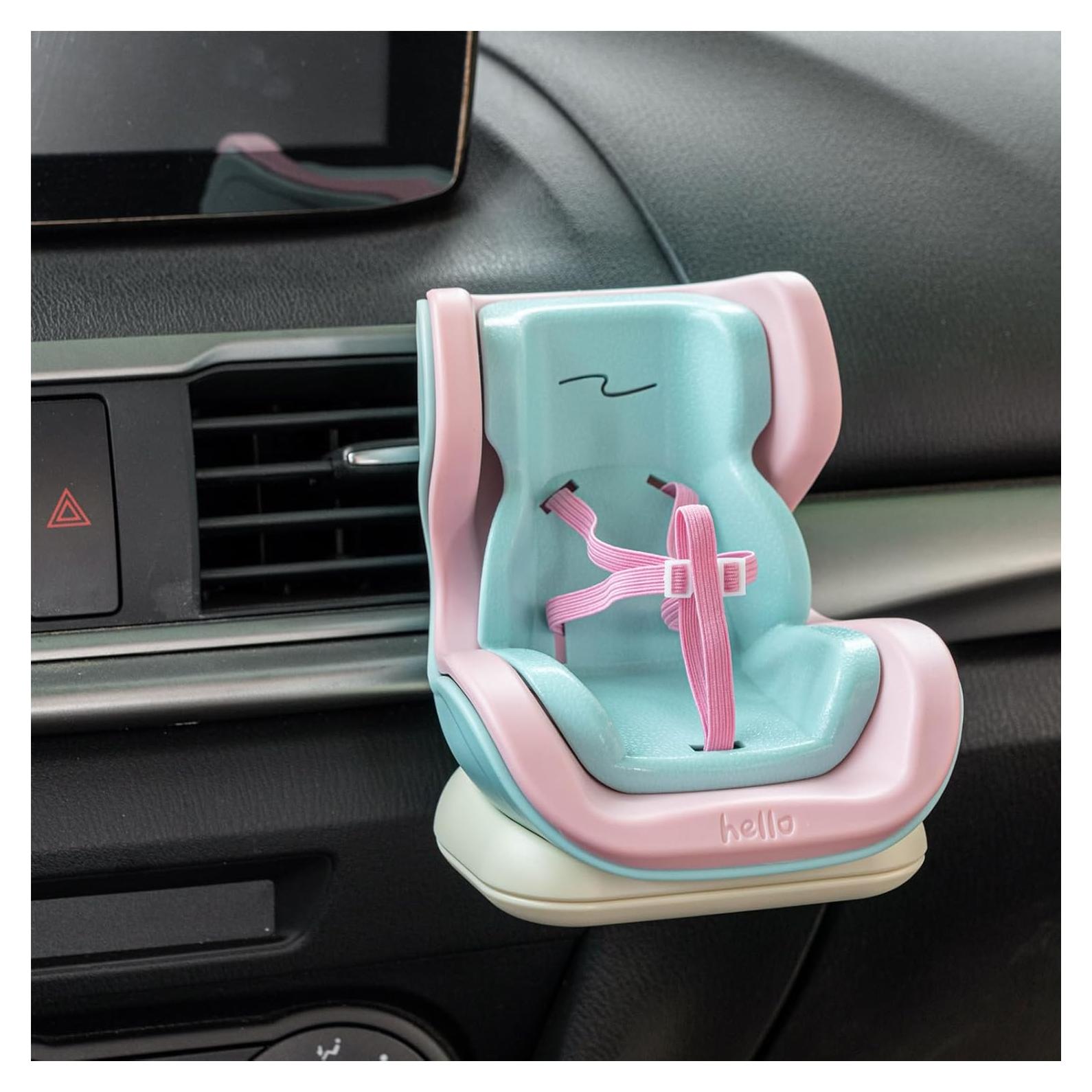 Asiento de Coche para Muñecas Thalvys Clip Ventilación 17cm
