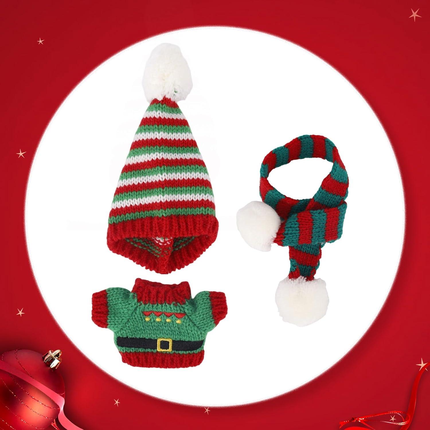 Conjunto de Ropa de Navidad para Muñeca Fukaisu 15-17cm