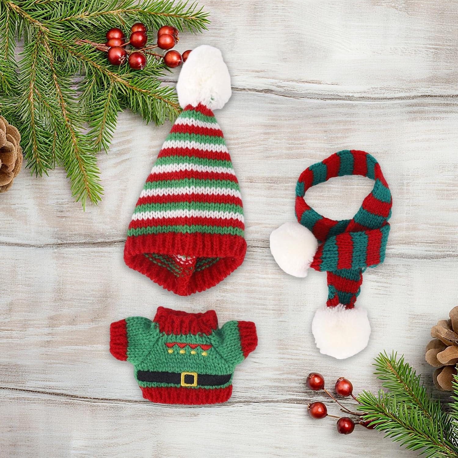 Conjunto de Ropa de Navidad para Muñeca Fukaisu 15-17cm