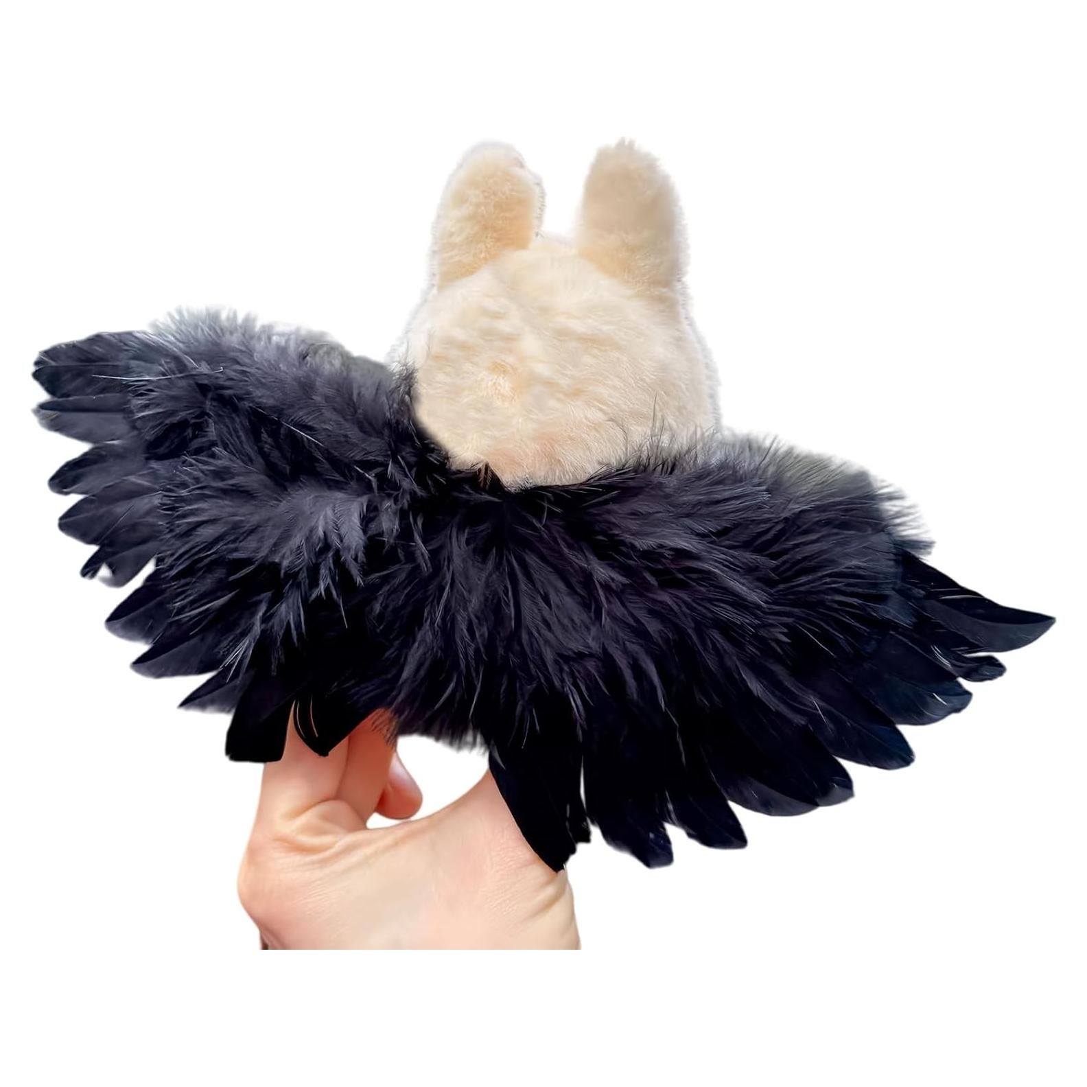 Accesorio de Alas Negro Premium para Muñecas Lububu 17.78 cm