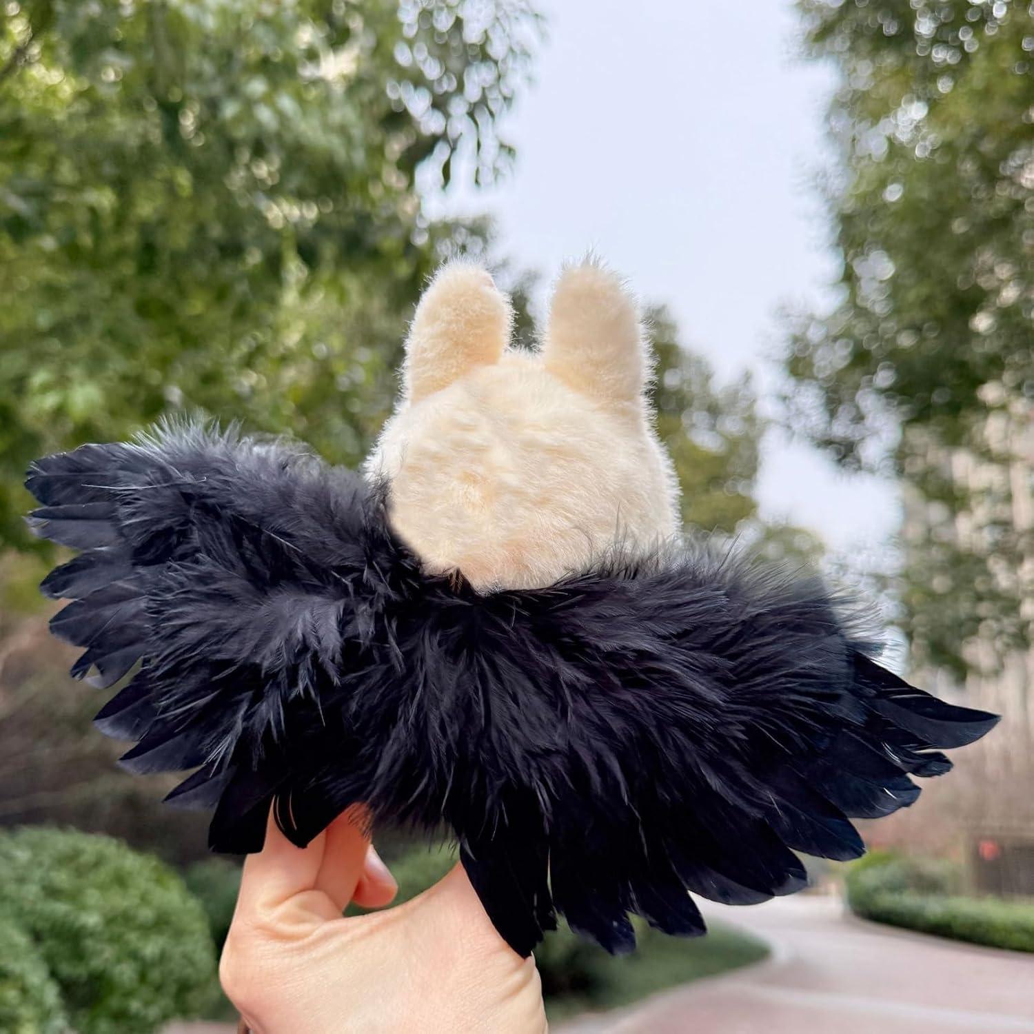 Accesorio de Alas Negro Premium para Muñecas Lububu 17.78 cm