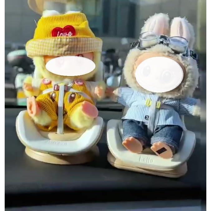 Soporte para muñecas LABUBU Beige 10-20 cm exhibición estable