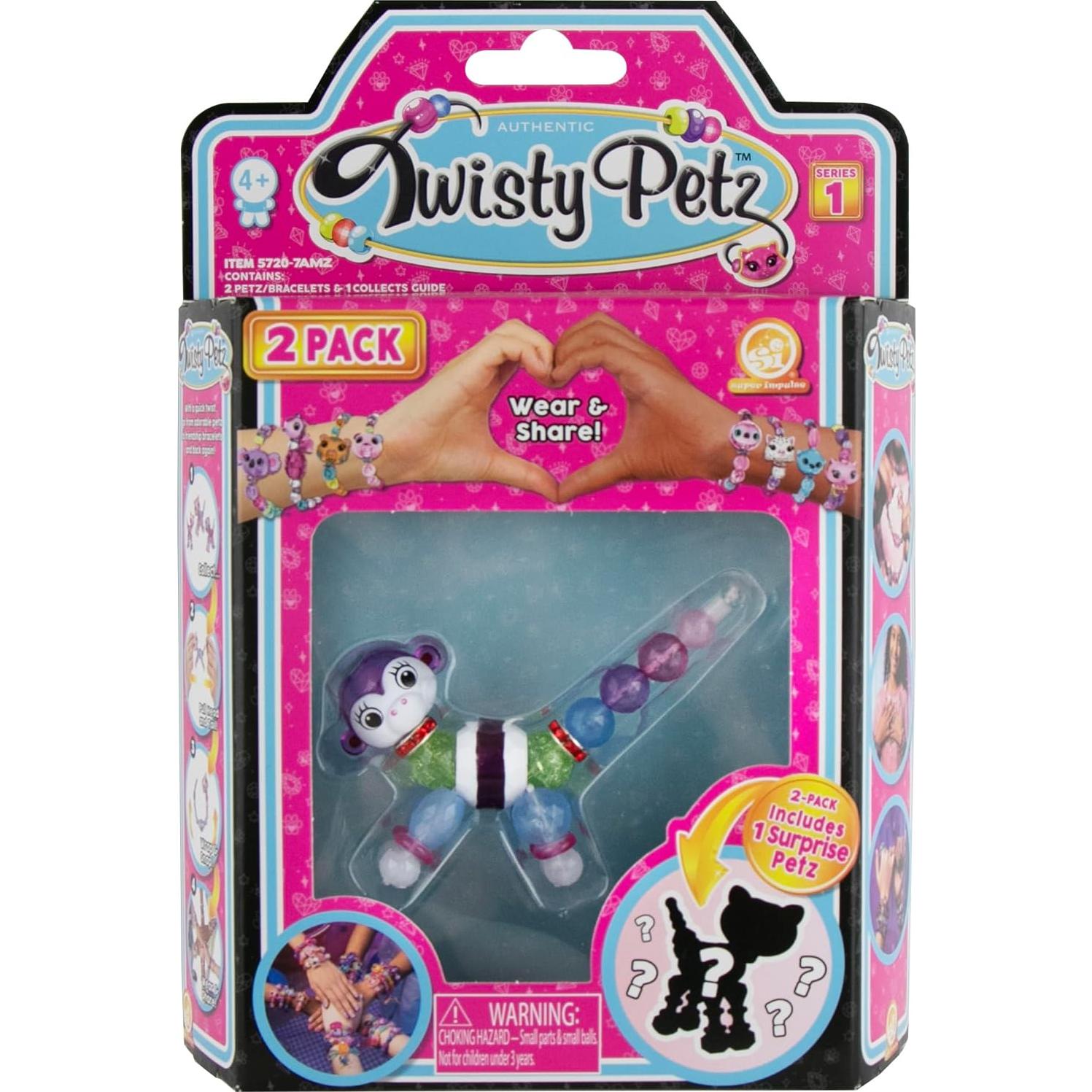 Twisty Petz Paquete de 2 Ticklez Mono - Mascotas que se Transforman en Pulseras