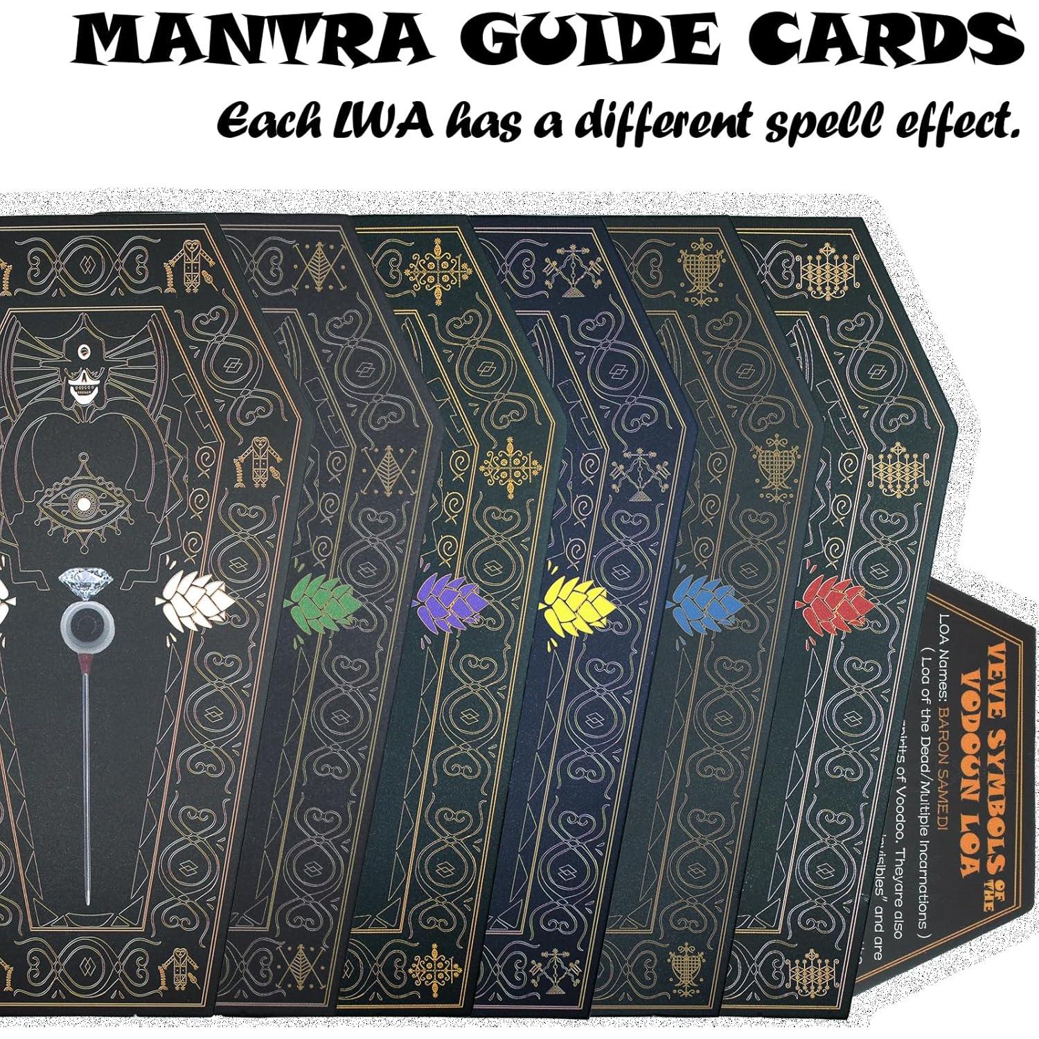 Kit de Muñeca Voodoo Ayidawedo con Tarjetas y Pines - Set Completo