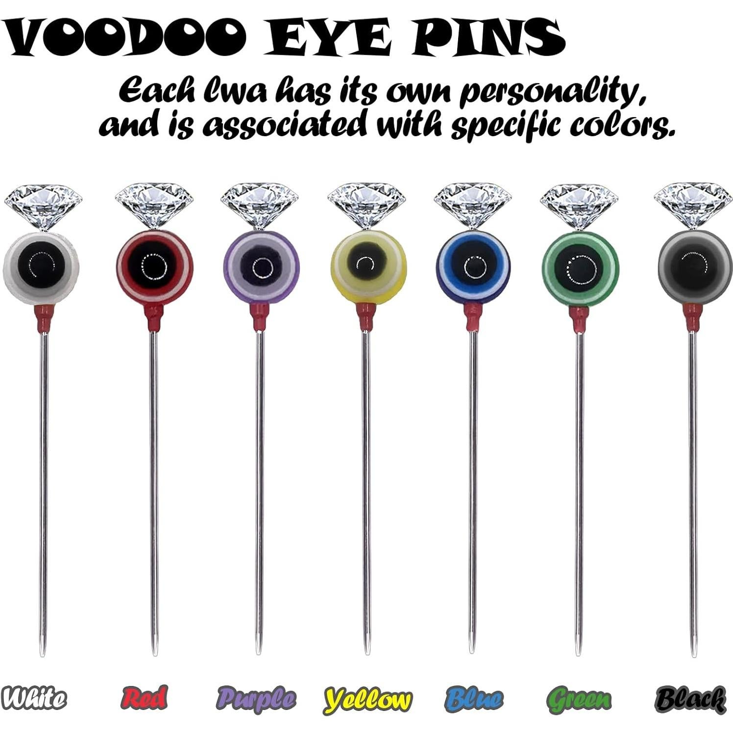 Kit de Muñeca Voodoo Ayidawedo con Tarjetas y Pines - Set Completo