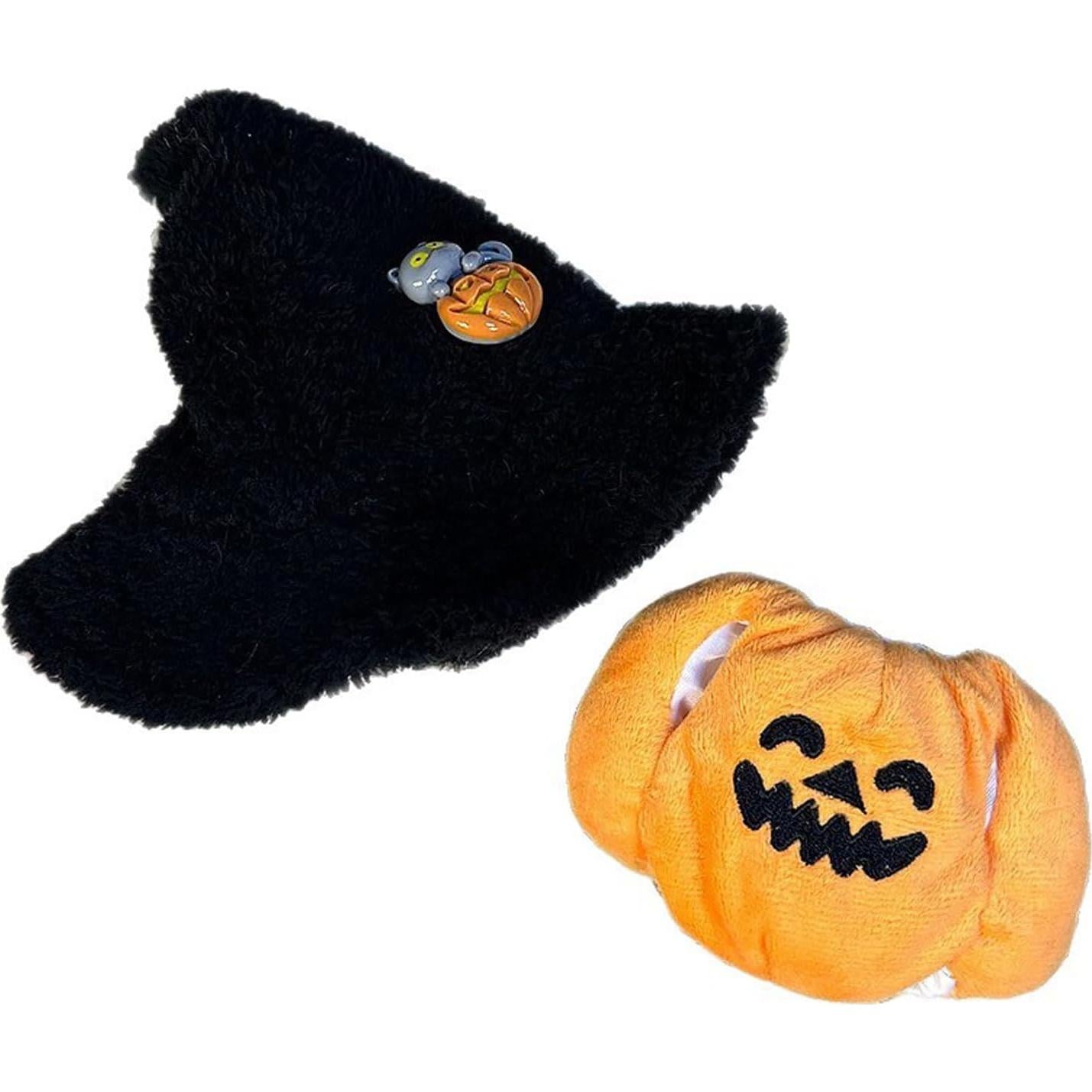 Ropa de Halloween para muñecas Labubu 15-17cm - Atuendo Calabaza