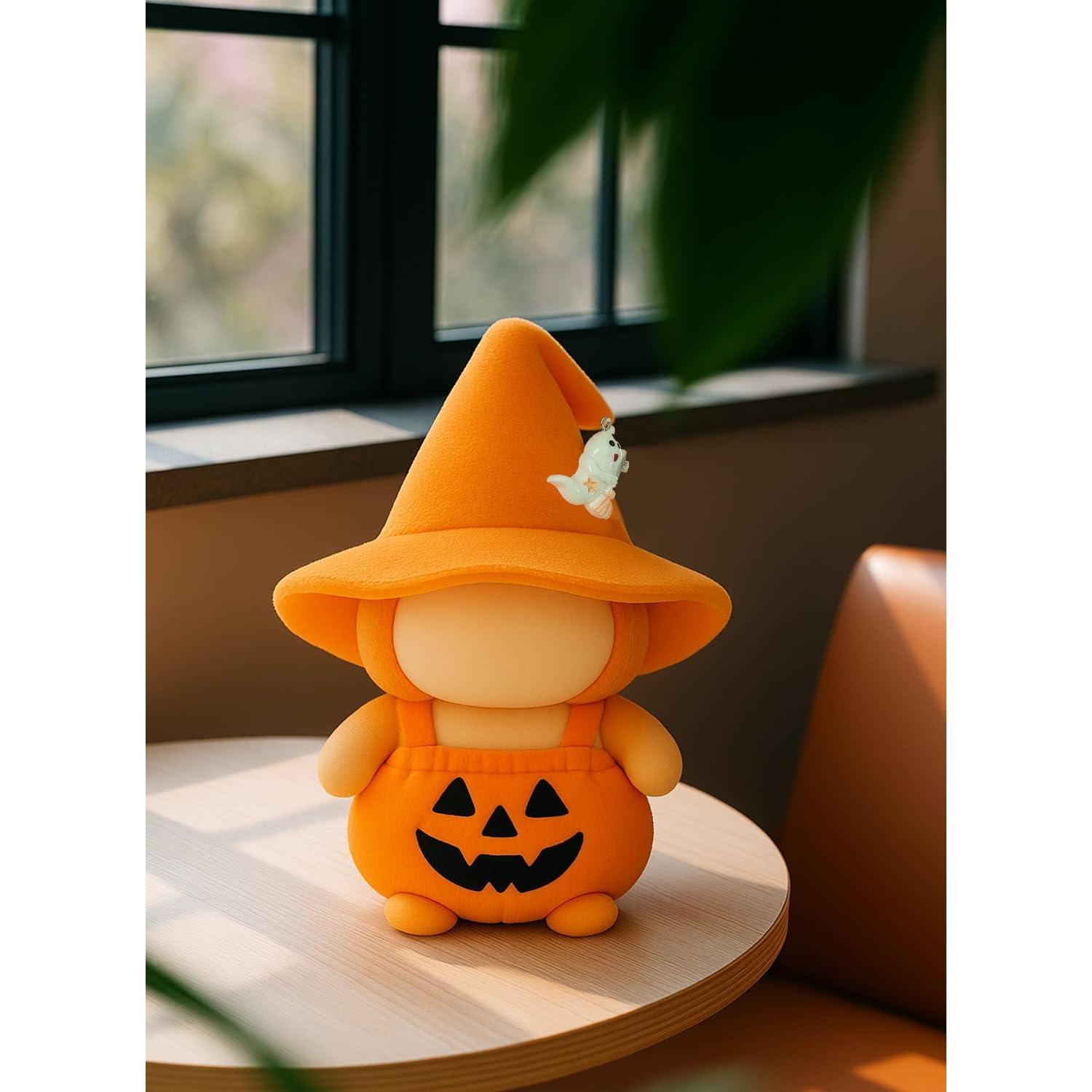 Conjunto de Ropa de Muñeca de Halloween 17cm Naranja Labubu