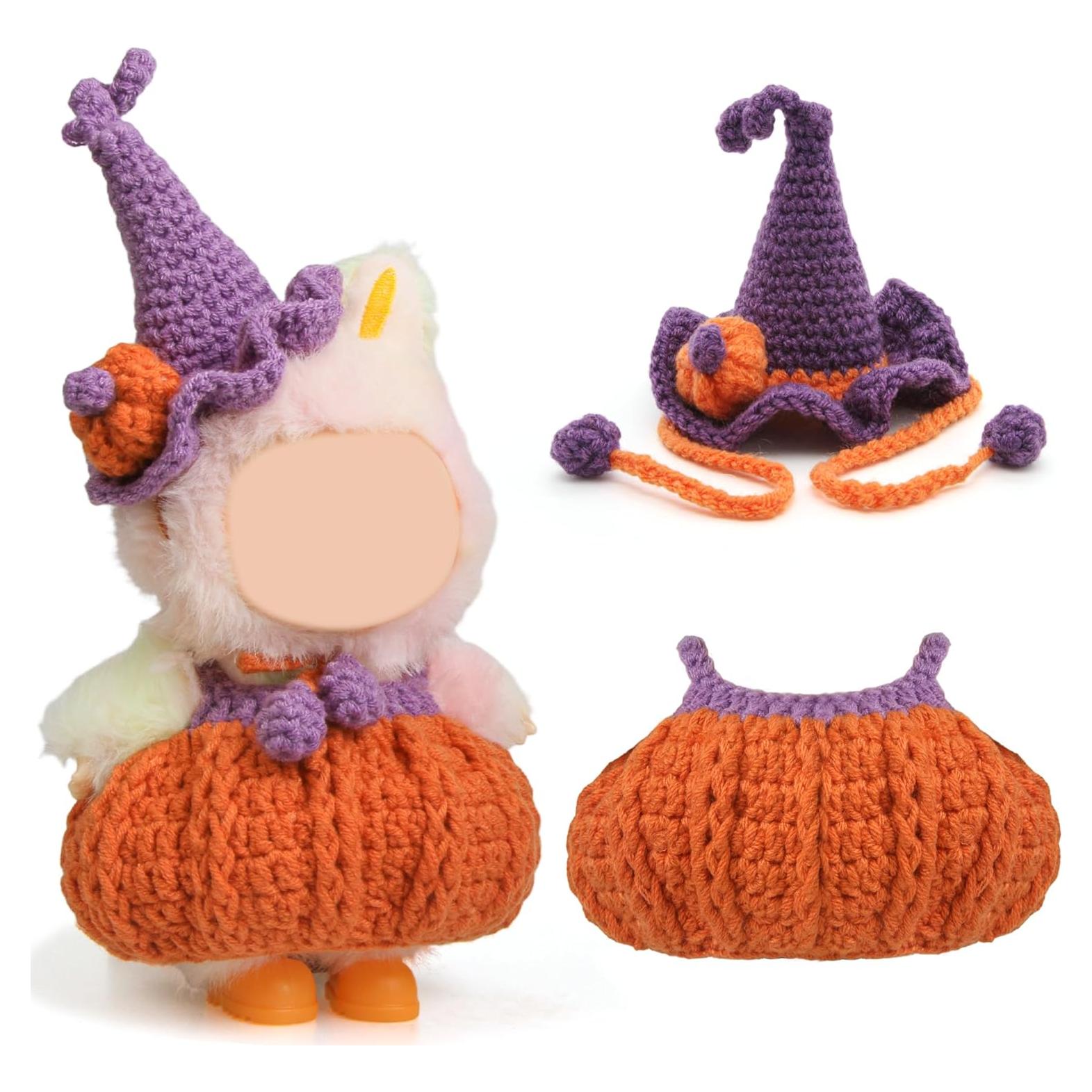 Conjunto de Ropa para Muñecas 17cm Kaiyuan Calabaza Púrpura