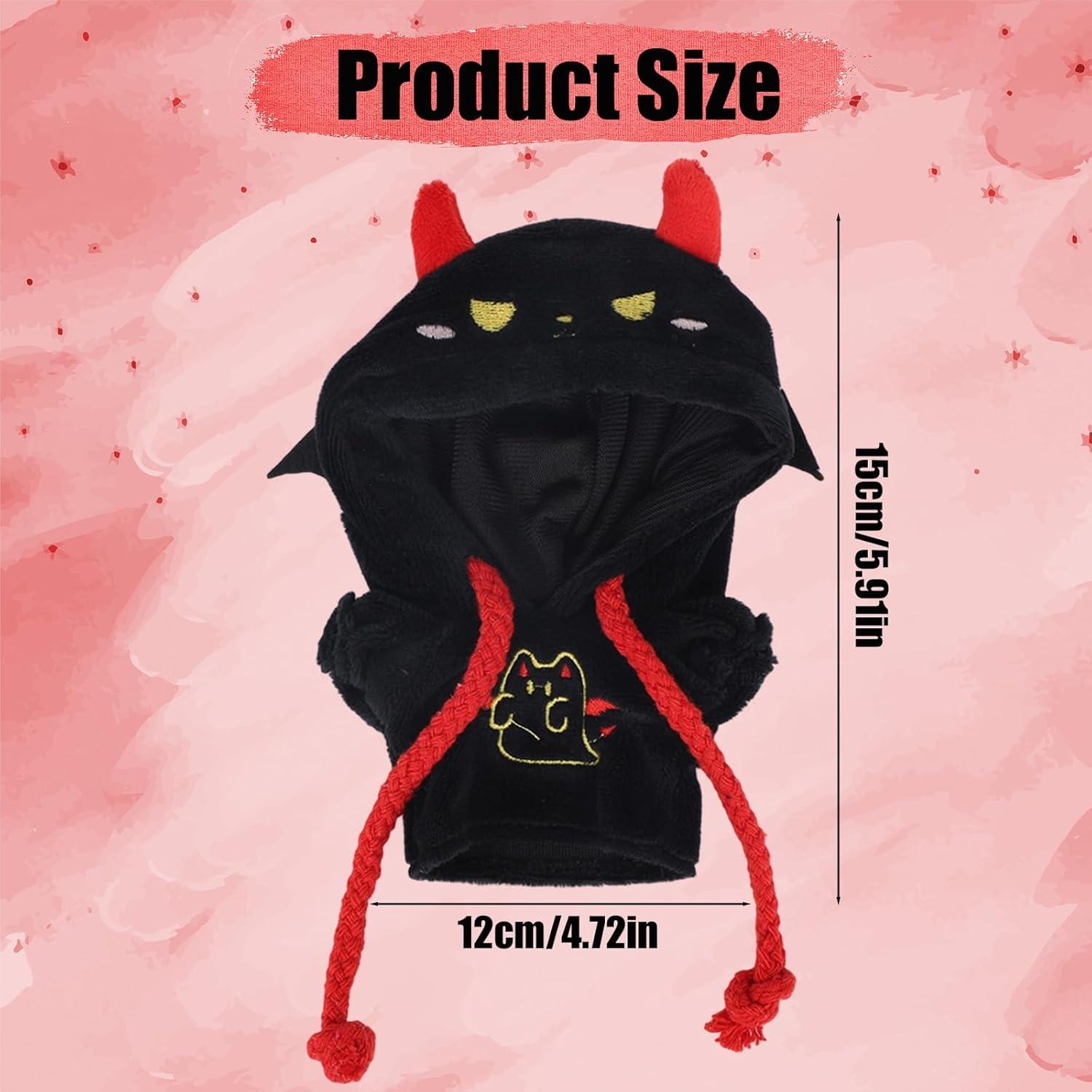 Conjunto de Ropa para Muñecas Penitue Sudadera Murciélago Halloween