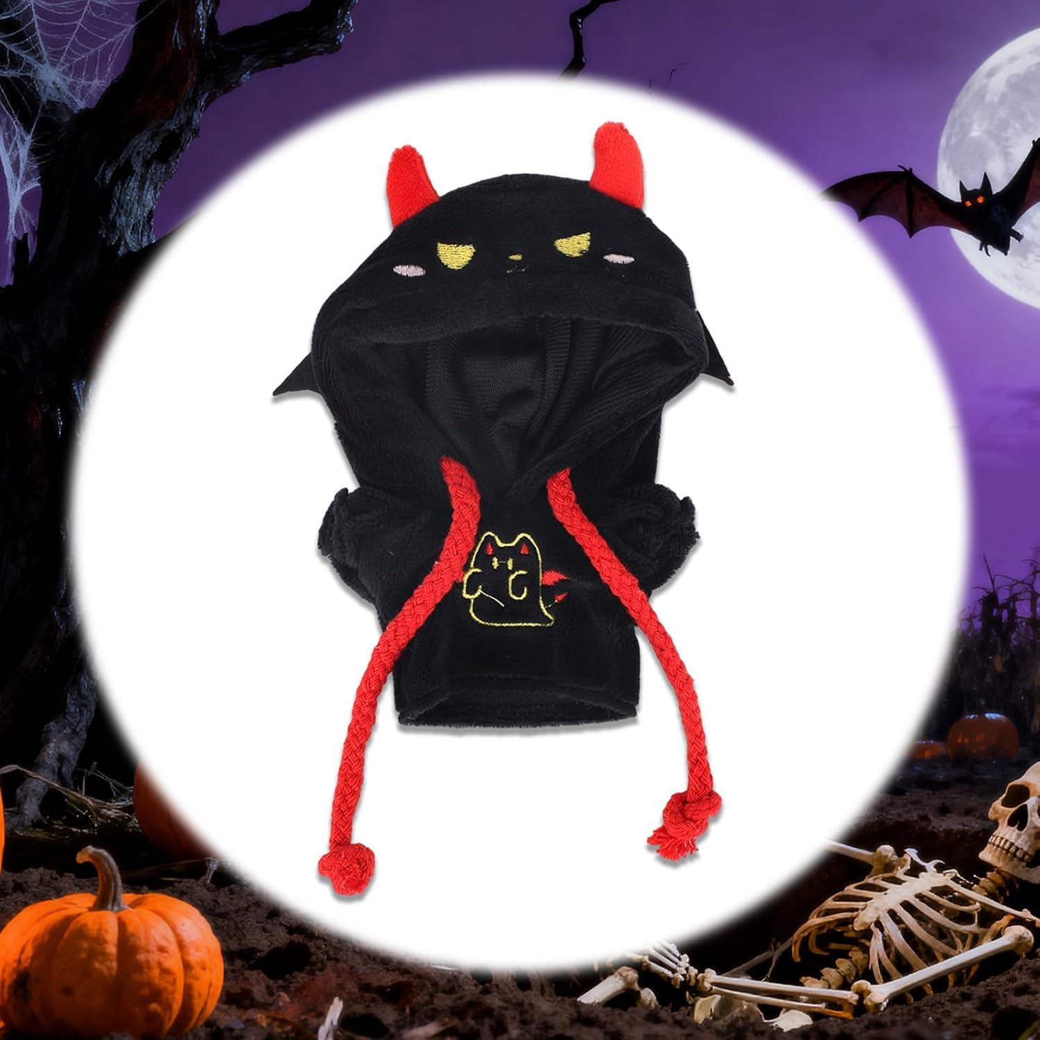 Conjunto de Ropa para Muñecas Penitue Sudadera Murciélago Halloween