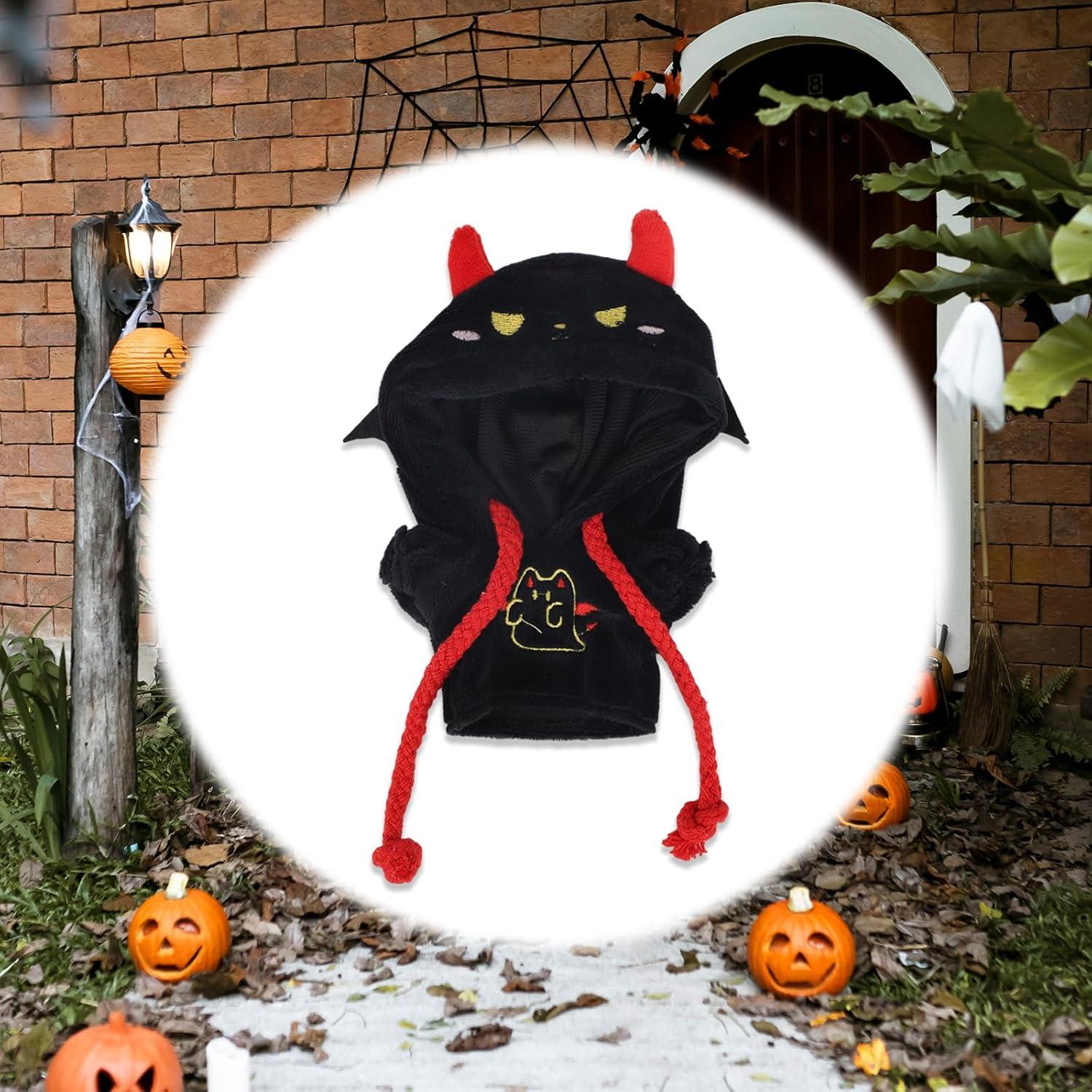 Conjunto de Ropa para Muñecas Penitue Sudadera Murciélago Halloween