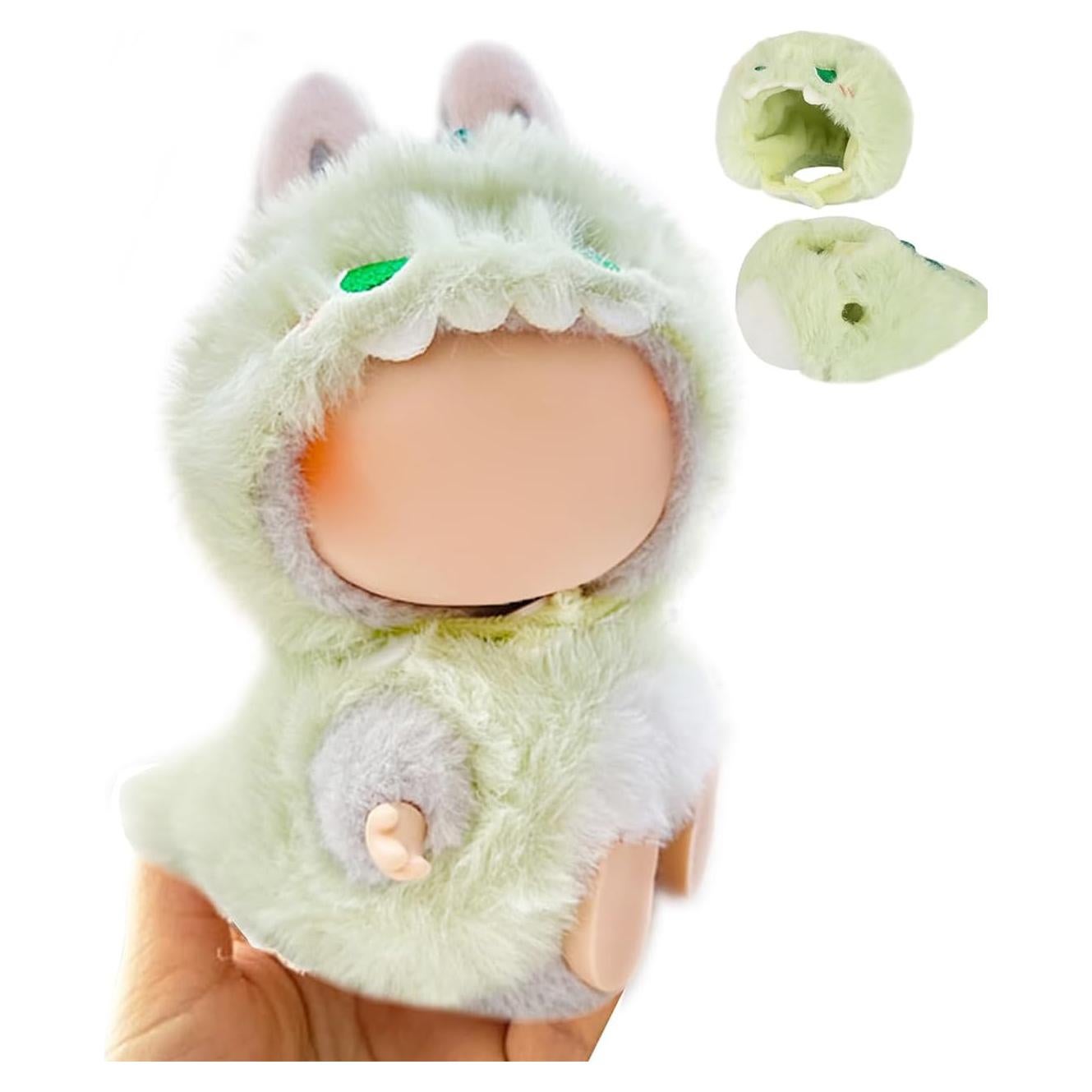 Conjunto de Ropa para Muñecas 17cm Labubu - Disfraz Dinosaurio