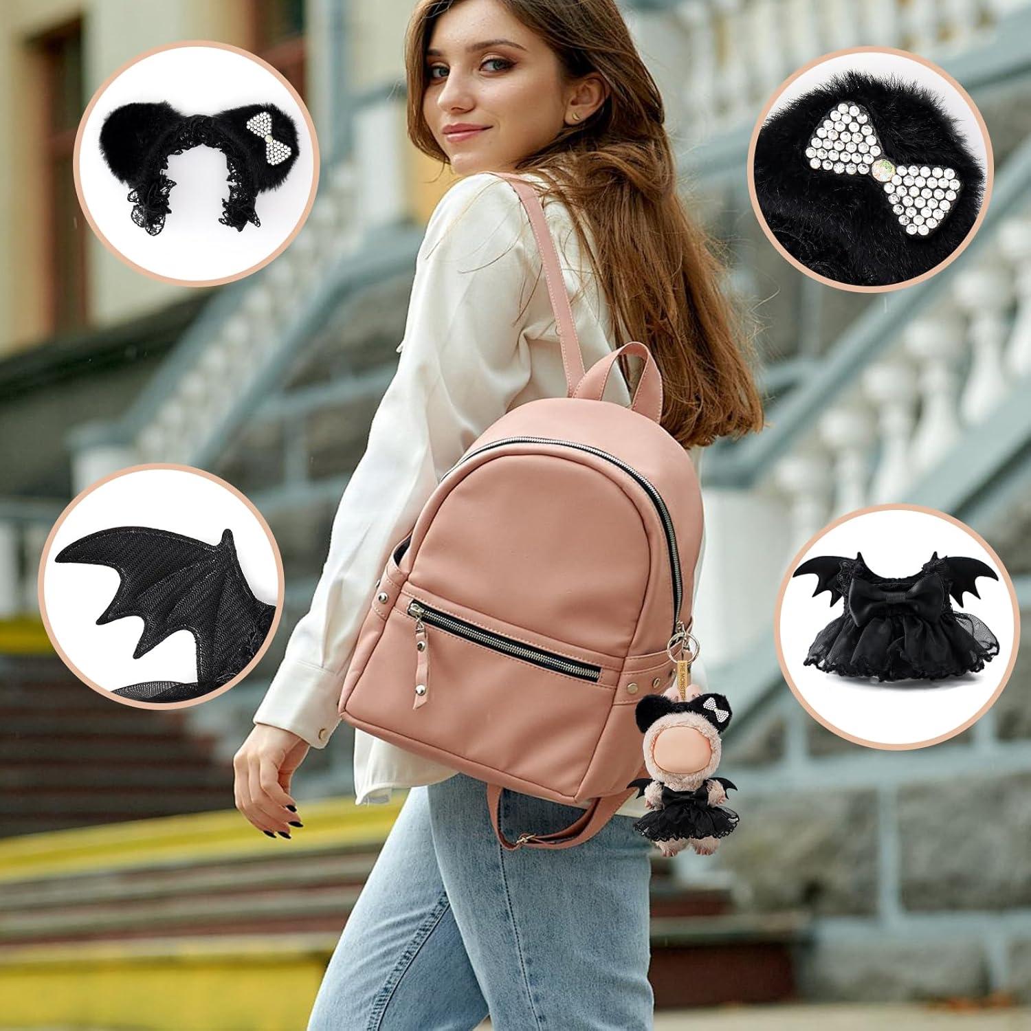 Conjunto de Ropa para Muñecas Labbuu 17cm - 2 Piezas Negra