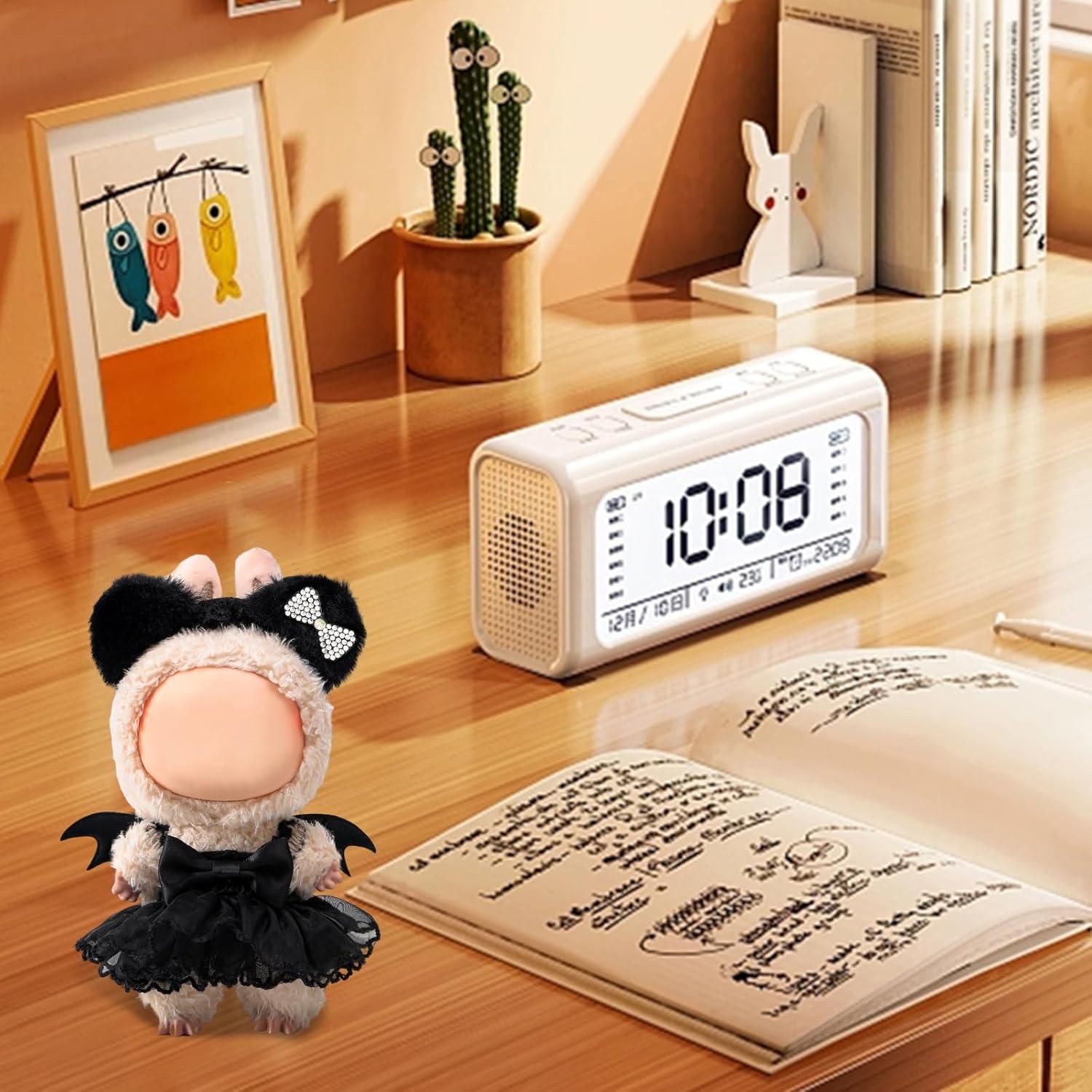 Conjunto de Ropa para Muñecas Labbuu 17cm - 2 Piezas Negra