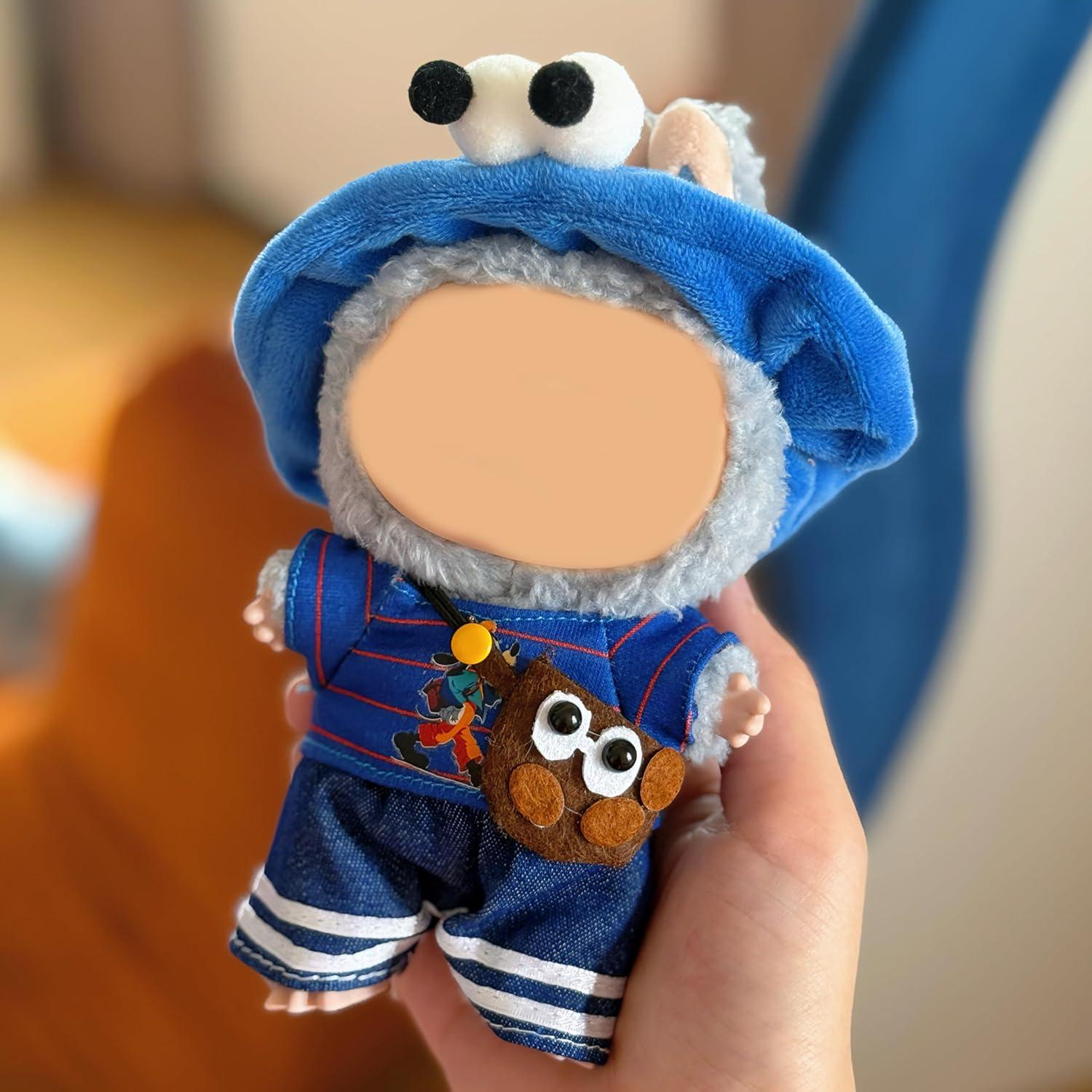 Conjunto Ropa para Muñecas 15cm/17cm Genérico Azul