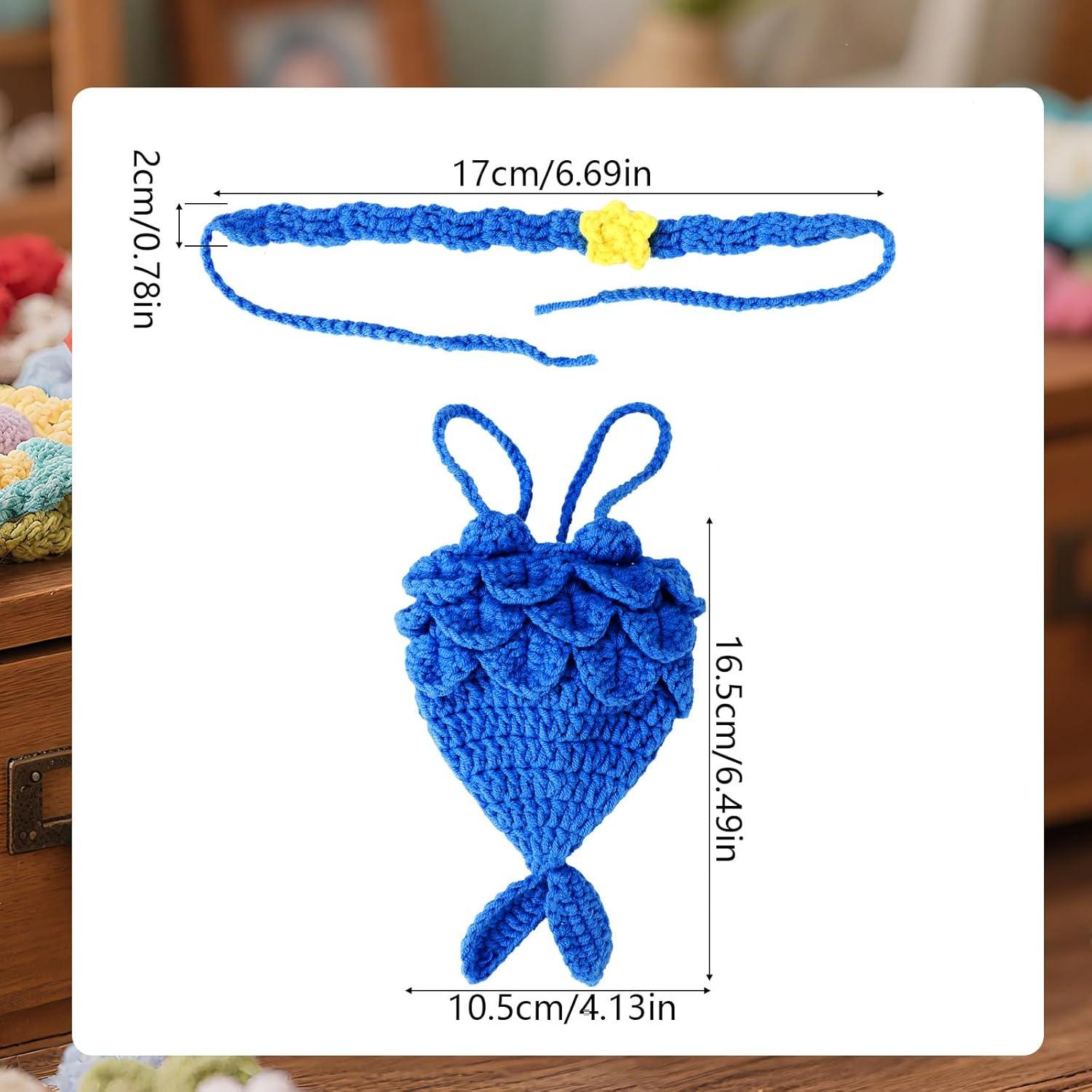 Conjunto de Ropa para Muñeca Lyreh Traje de Sirena Azul 17cm