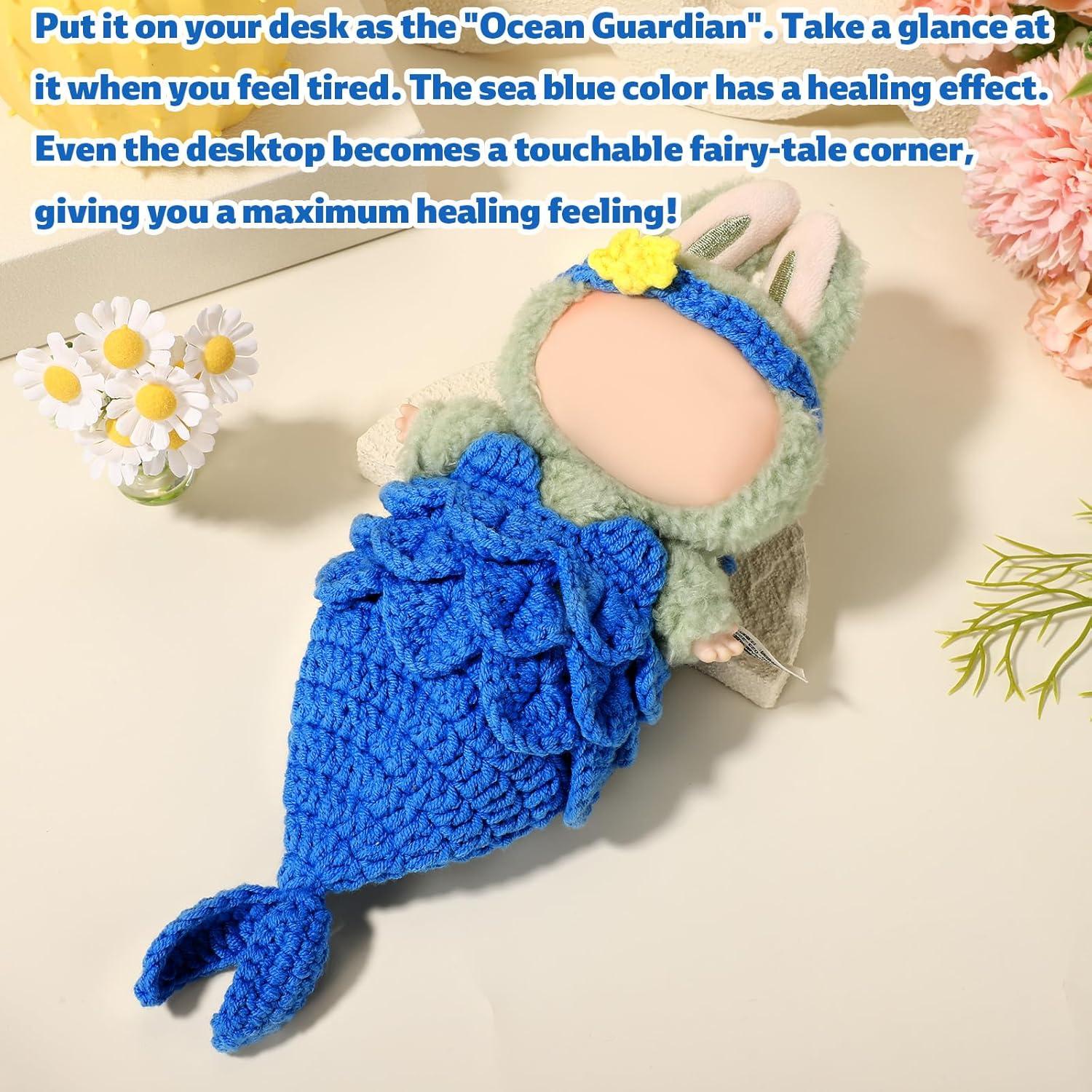 Conjunto de Ropa para Muñeca Lyreh Traje de Sirena Azul 17cm