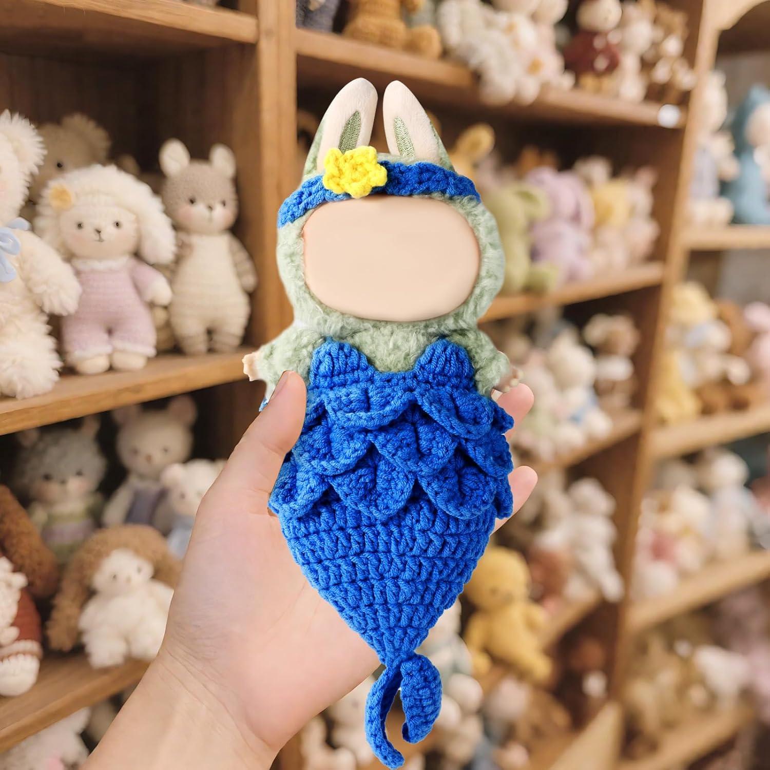 Conjunto de Ropa para Muñeca Lyreh Traje de Sirena Azul 17cm