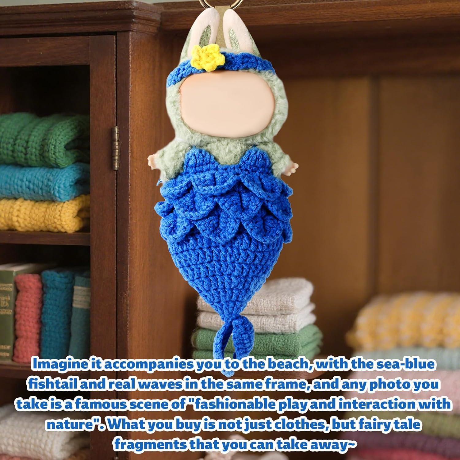 Conjunto de Ropa para Muñeca Lyreh Traje de Sirena Azul 17cm