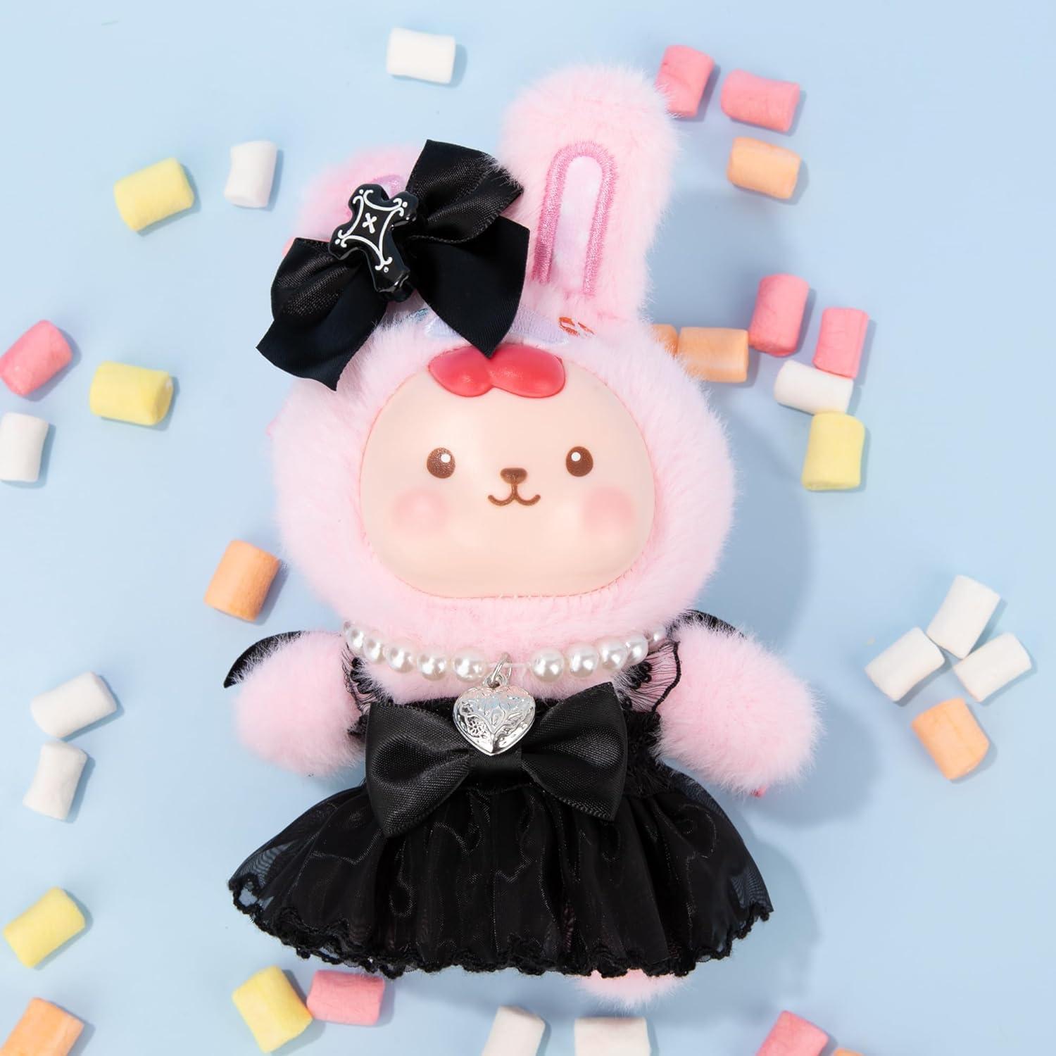 Ropa para Muñeca 17cm Esdallina Conjunto Demonio Negro