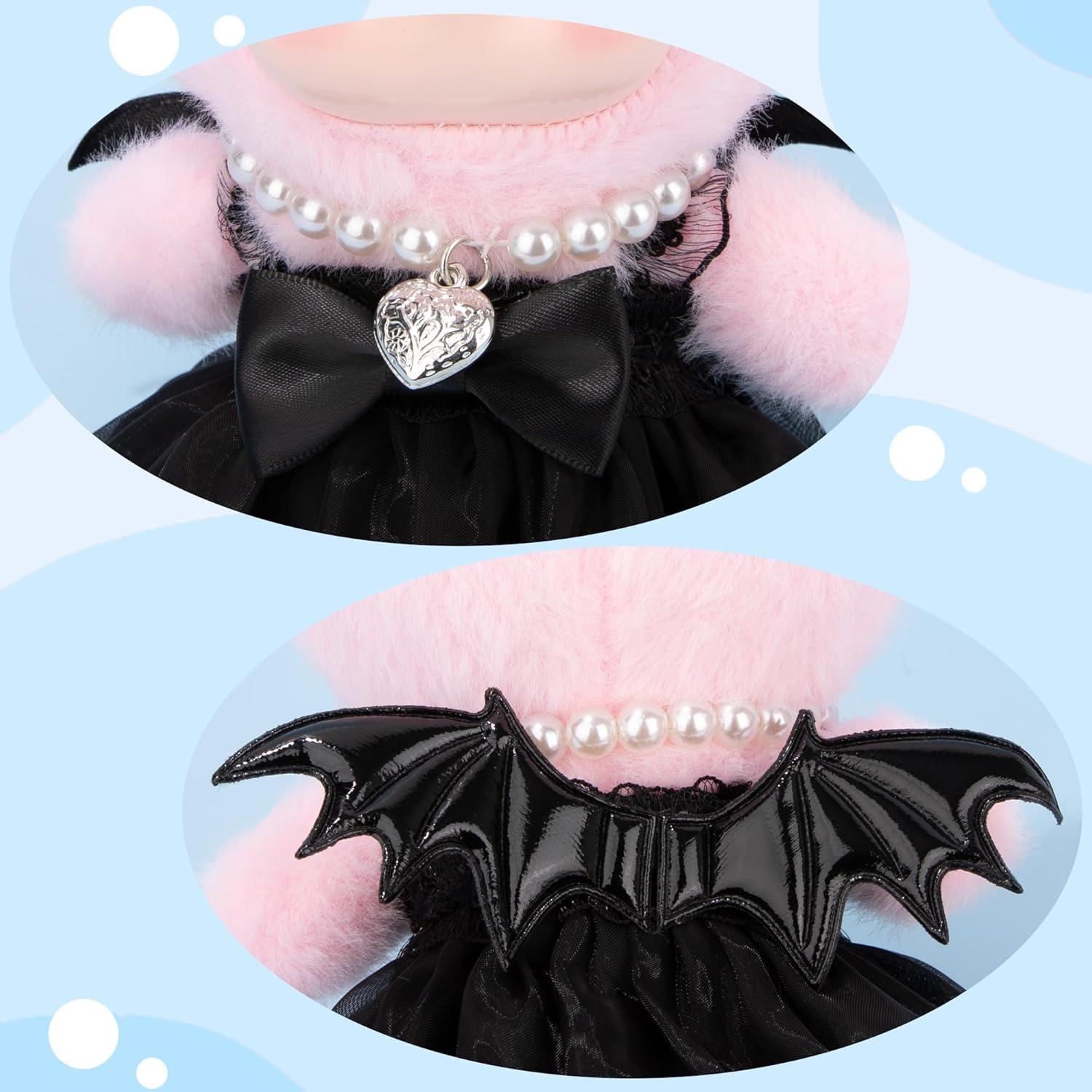 Ropa para Muñeca 17cm Esdallina Conjunto Demonio Negro